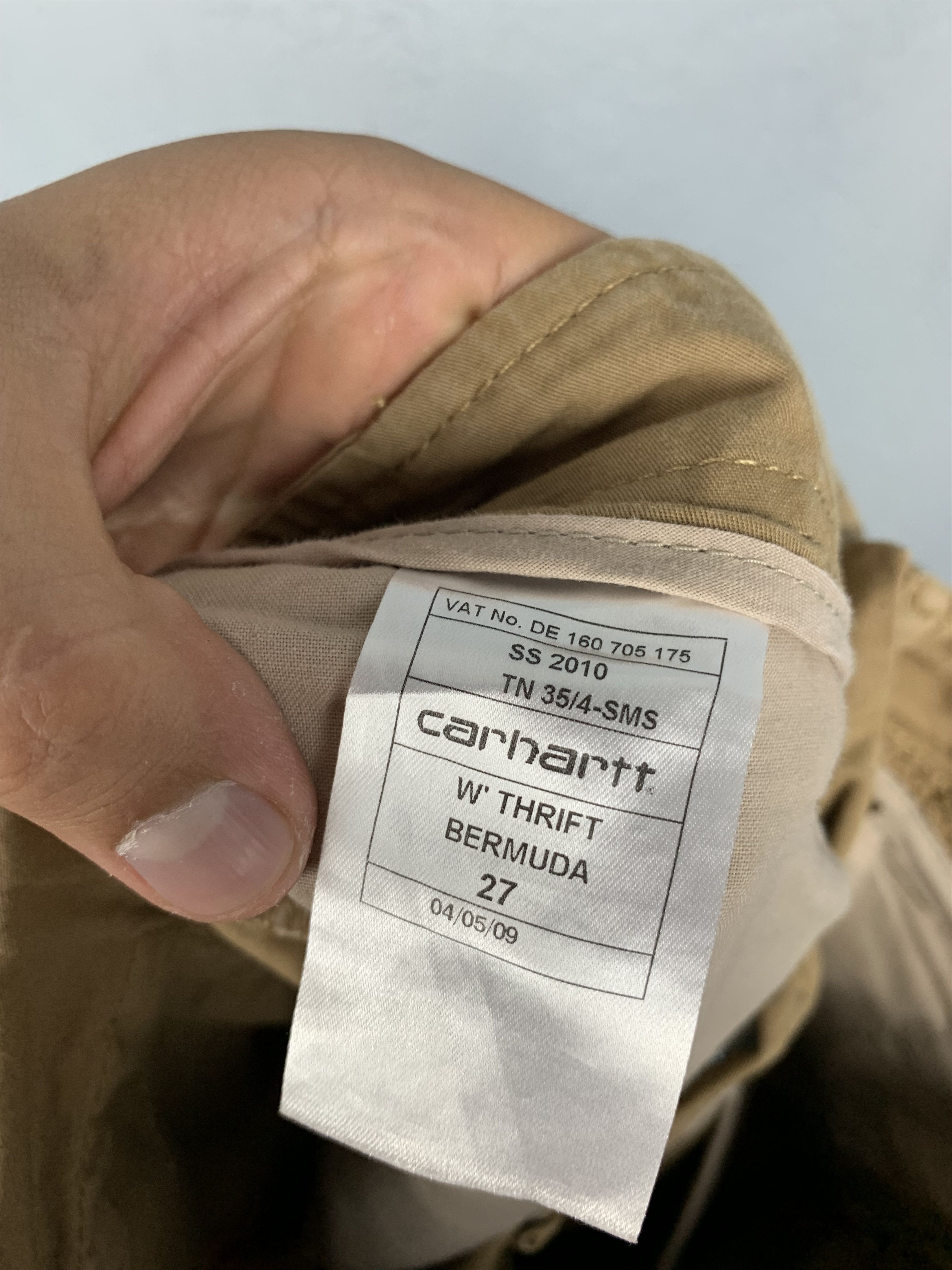 Carhartt × Vintage Carhartt Vintage Mens Cargo Thrift Bermuda Shorts Size US 28 / EU 44 - 6 Thumbnail
