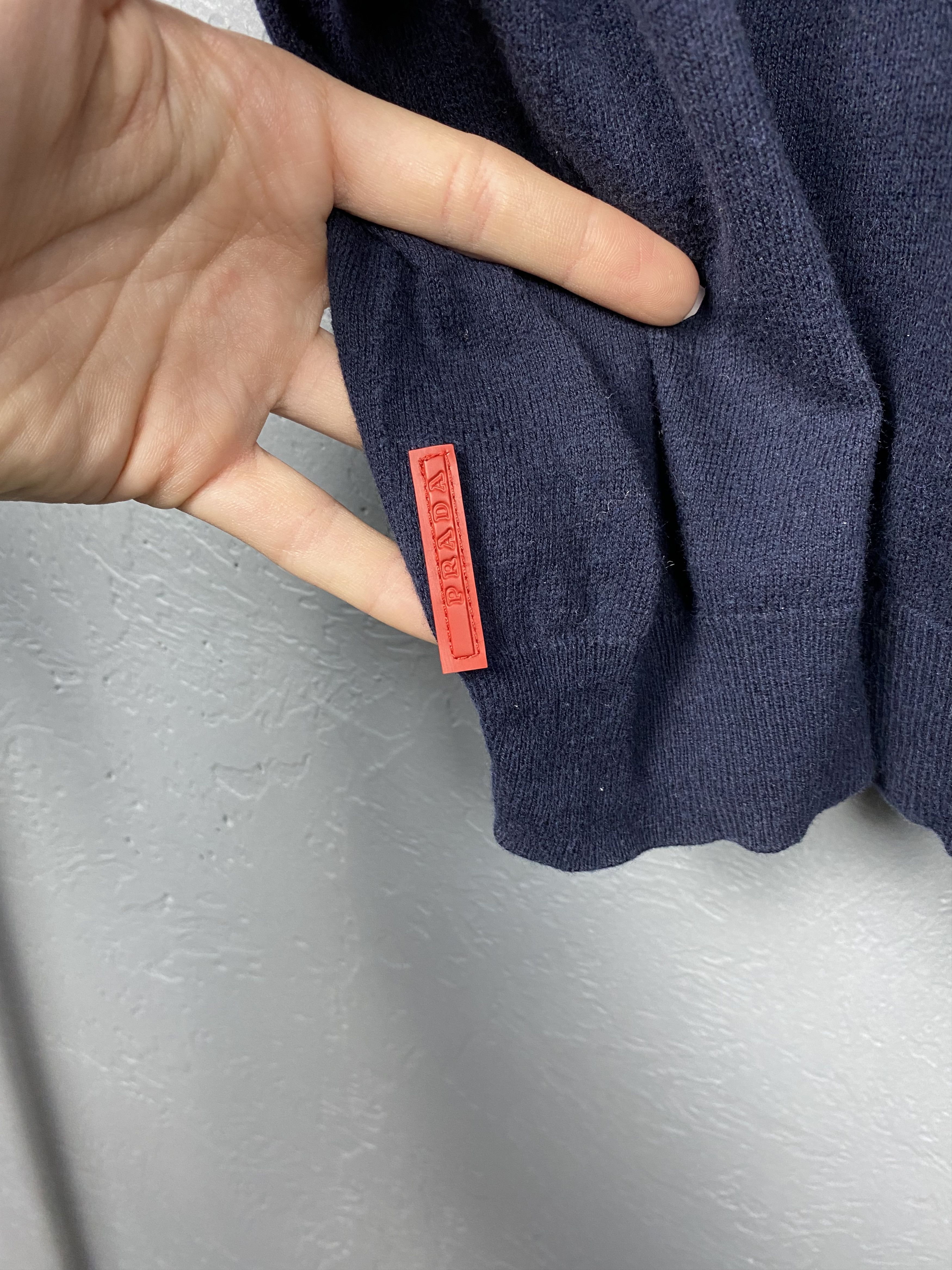 Prada × Vintage Prada Vintage Mens Polo Shirt Red Tab Size US L / EU 52-54 / 3 - 5 Thumbnail