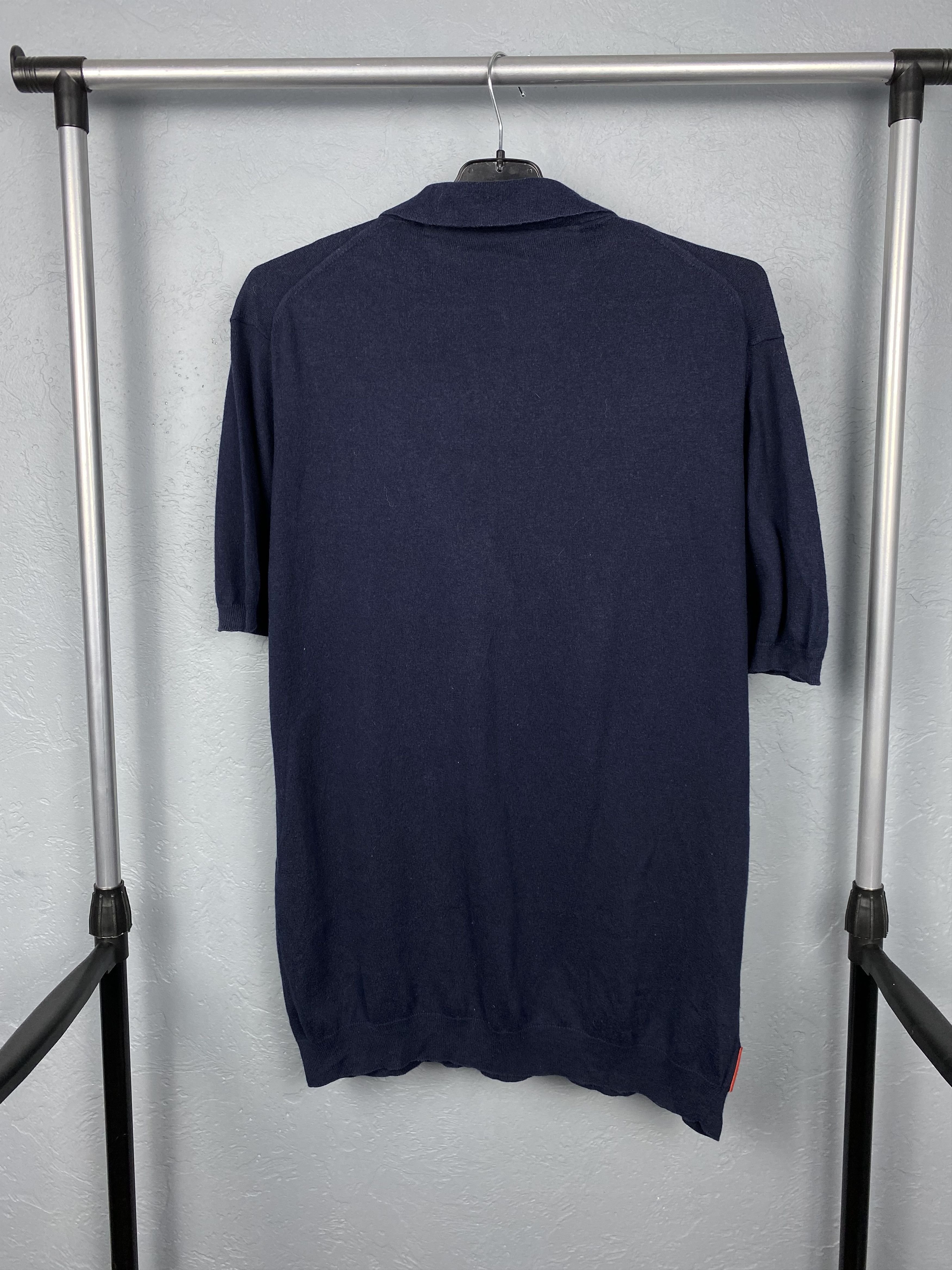 Prada × Vintage Prada Vintage Mens Polo Shirt Red Tab Size US L / EU 52-54 / 3 - 6 Thumbnail