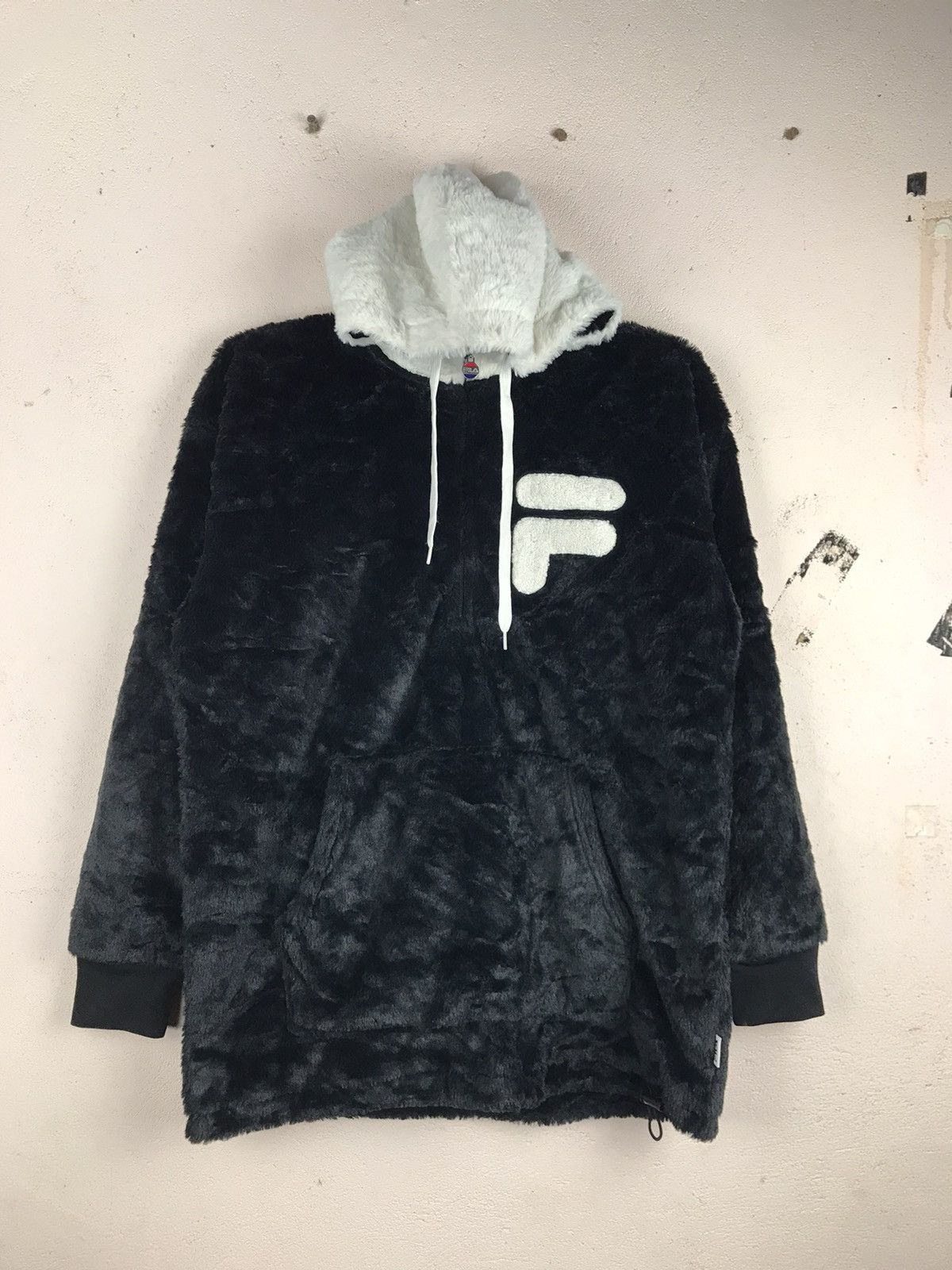 Fila Fur hoodie black colour