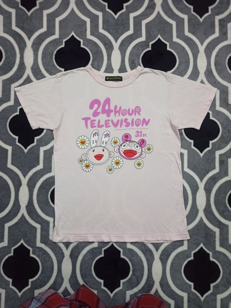 Takashi Murakami 💥💥Vintage 2008 24 HOUR TELEVISION Takashi Murakami Size US S / EU 44-46 / 1 - 2 Thumbnail