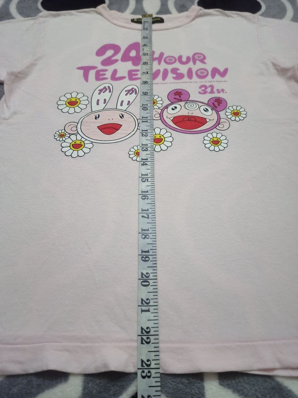 Takashi Murakami 💥💥Vintage 2008 24 HOUR TELEVISION Takashi Murakami Size US S / EU 44-46 / 1 - 5 Thumbnail