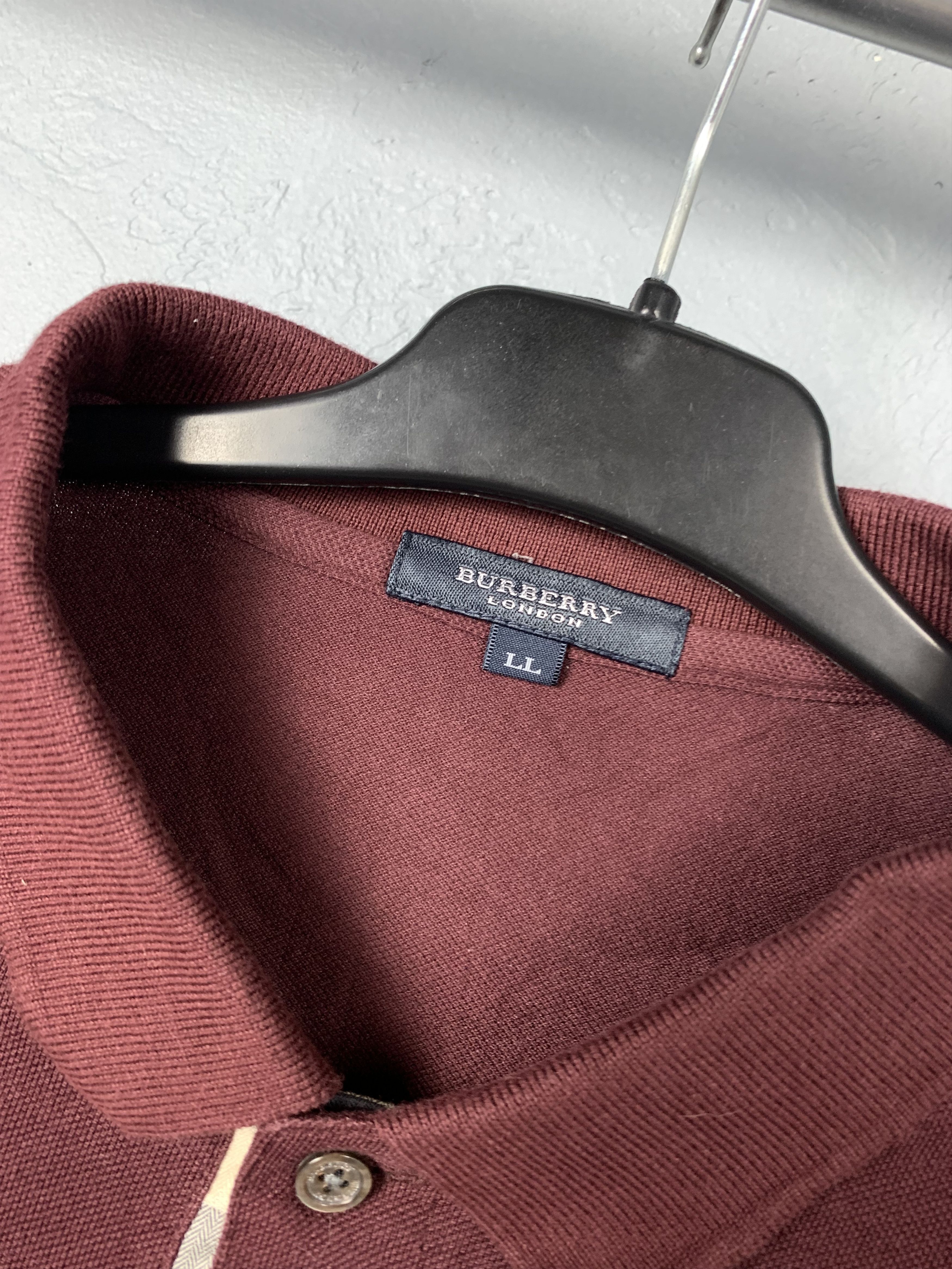 Burberry × Vintage Burberry Vintage Mens Long Sleeve Shirt on japanese tags tee Size US L / EU 52-54 / 3 - 3 Thumbnail