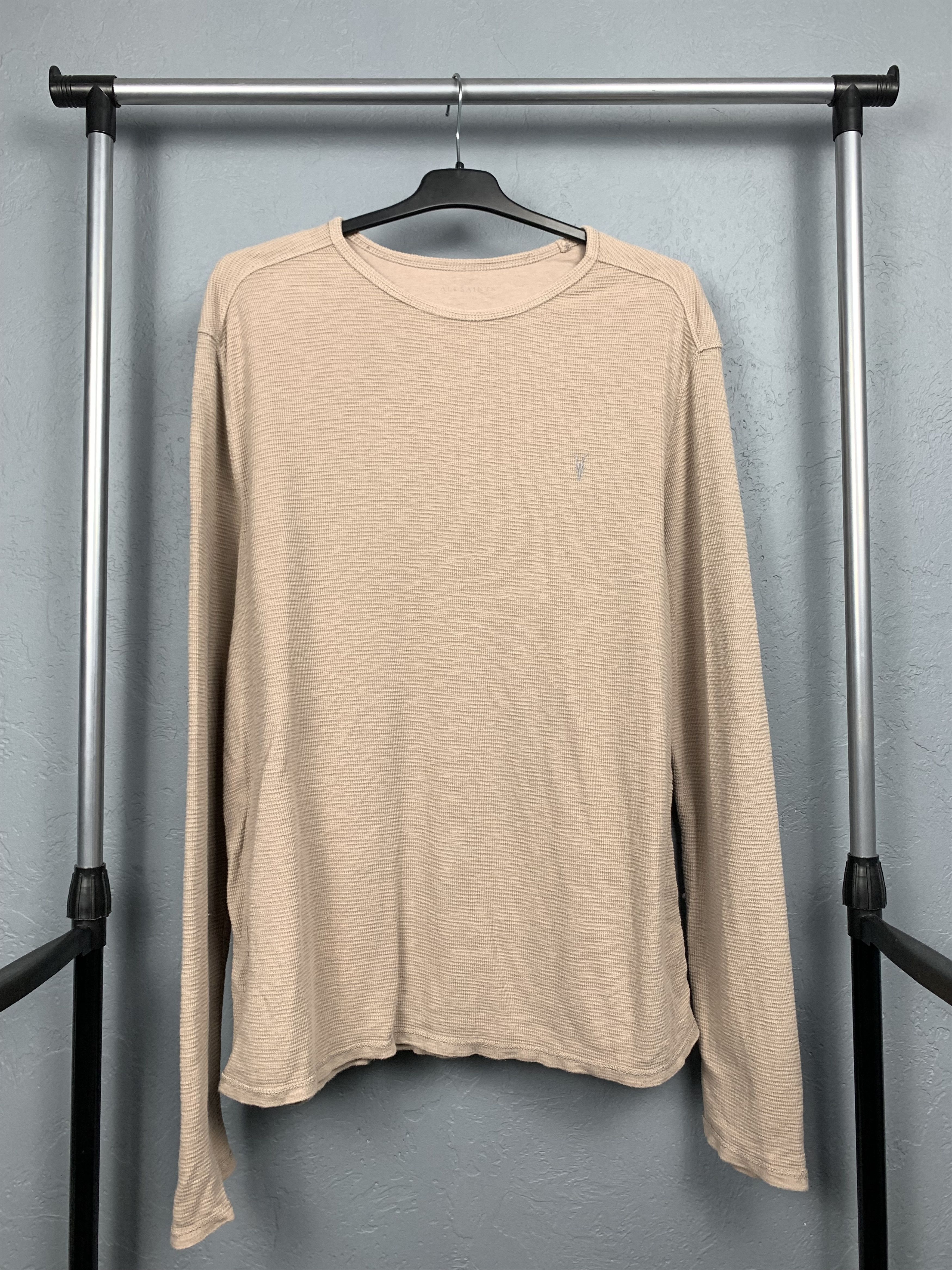 Allsaints Allsaints Clash Crew Neck Mens Ribbed Sweater Size US L / EU 52-54 / 3 - 1 Thumbnail