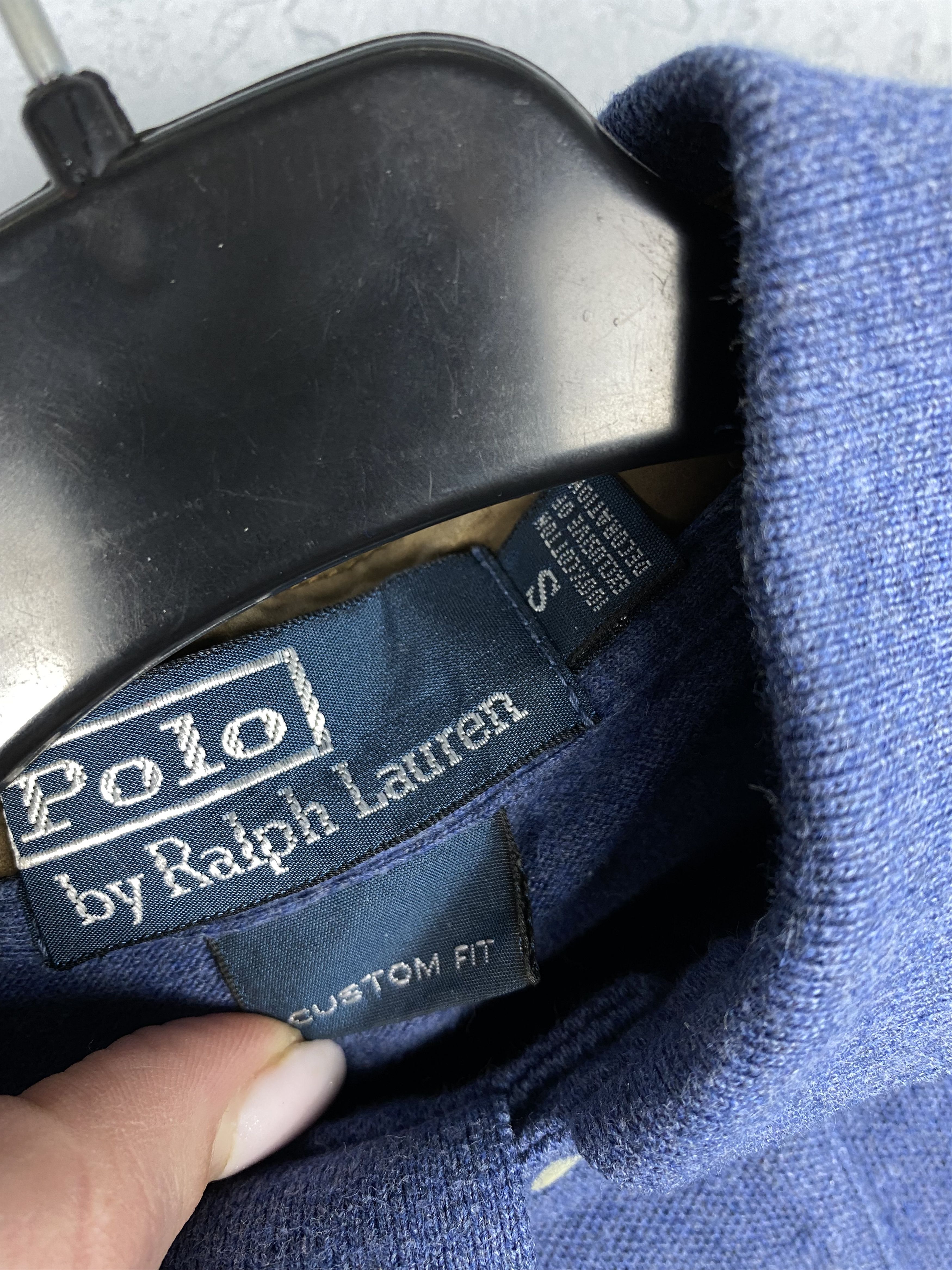 Polo Ralph Lauren × Ralph Lauren × Vintage Polo Ralph Lauren Vintage Mens Long Sleeve Polo Shirt Size US S / EU 44-46 / 1 - 4 Thumbnail