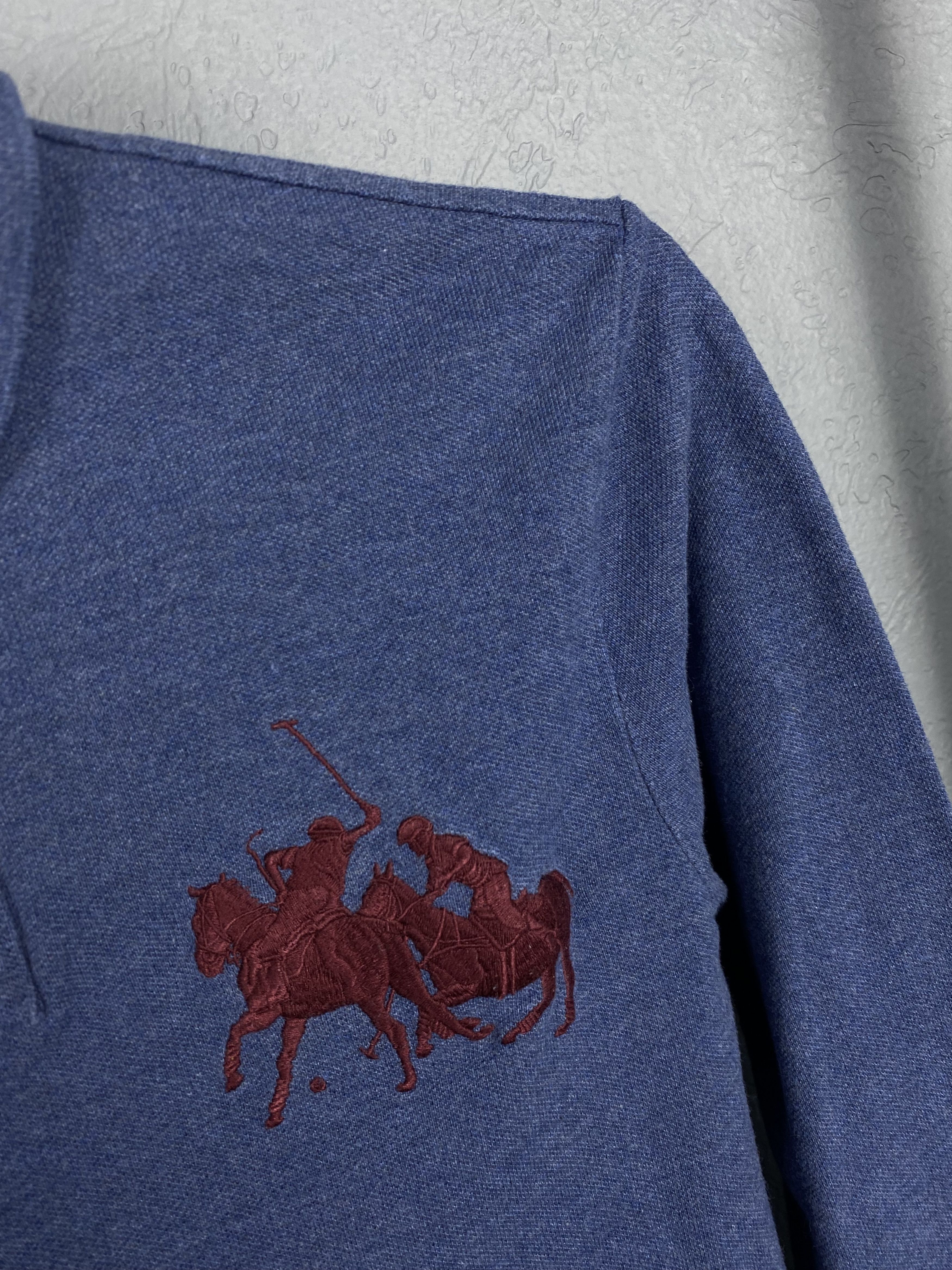 Polo Ralph Lauren × Ralph Lauren × Vintage Polo Ralph Lauren Vintage Mens Long Sleeve Polo Shirt Size US S / EU 44-46 / 1 - 3 Thumbnail