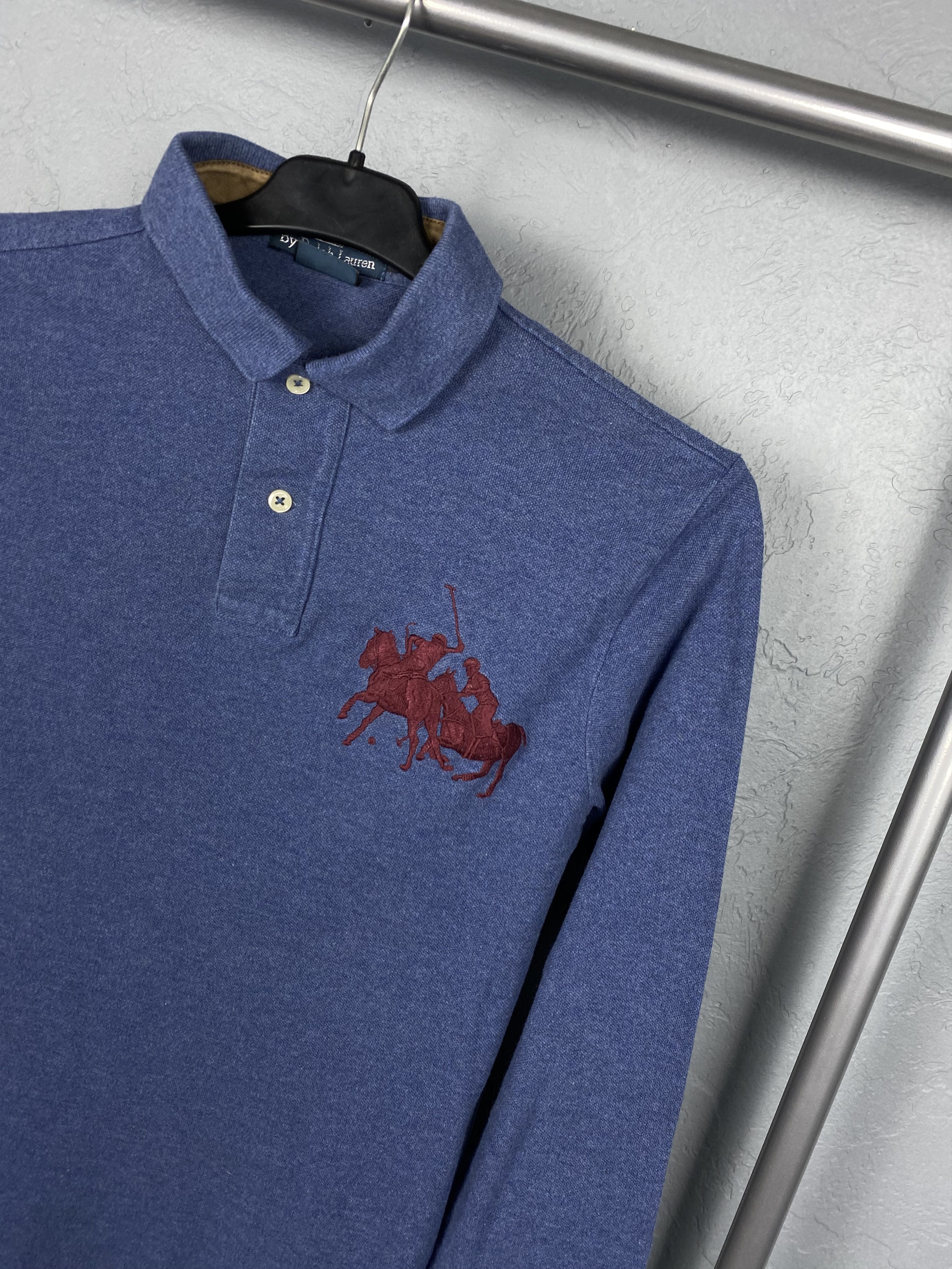 Polo Ralph Lauren × Ralph Lauren × Vintage Polo Ralph Lauren Vintage Mens Long Sleeve Polo Shirt Size US S / EU 44-46 / 1 - 2 Thumbnail