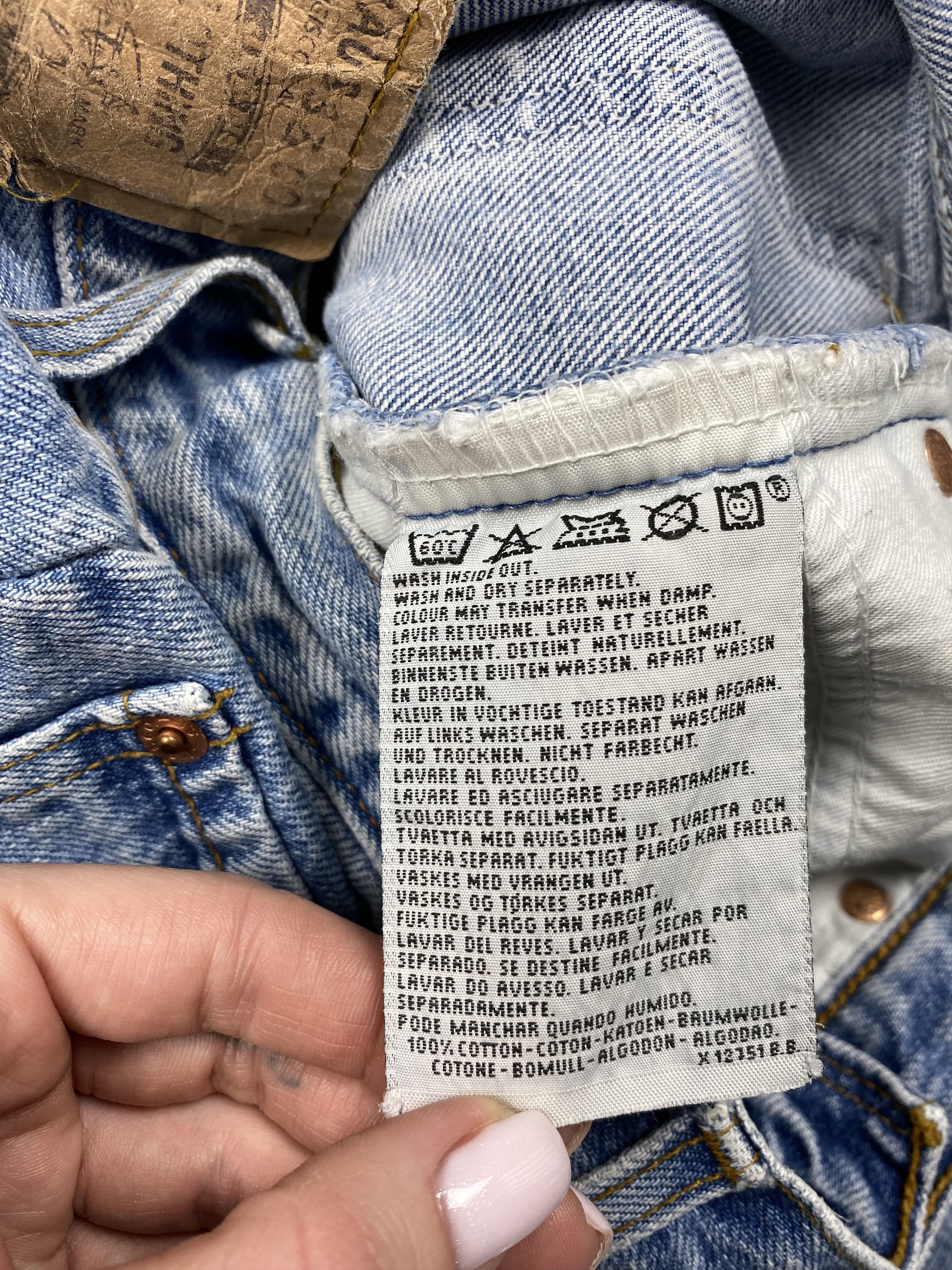Levi's Levis 881 Orange Tab Denim Pants Jeans Size 30" / US 8 / IT 44 - 9 Thumbnail