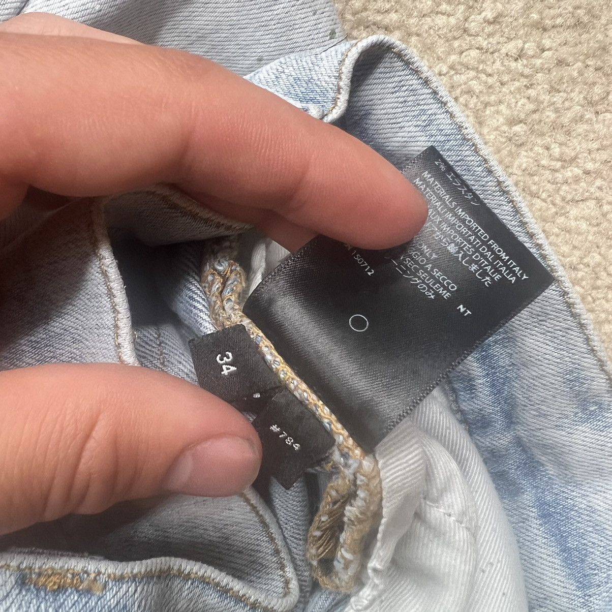 Amiri Amiri Paint Splatter Jeans 34 Size US 34 / EU 50 - 11 Thumbnail