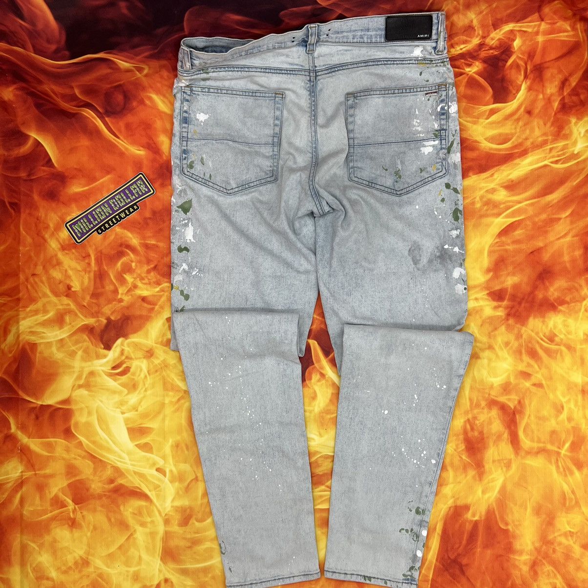 Amiri Amiri Paint Splatter Jeans 34 Size US 34 / EU 50 - 6 Thumbnail