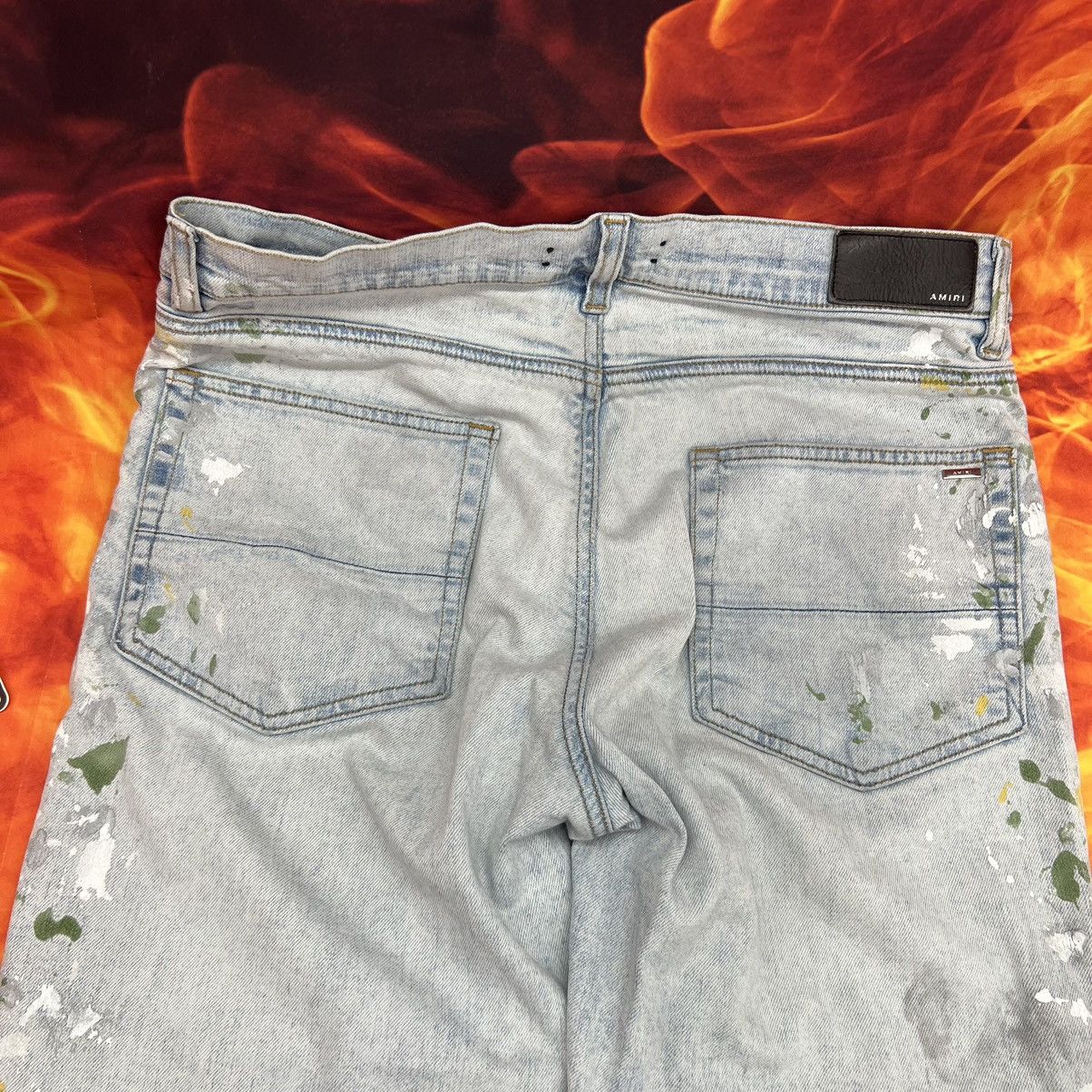 Amiri Amiri Paint Splatter Jeans 34 Size US 34 / EU 50 - 9 Thumbnail