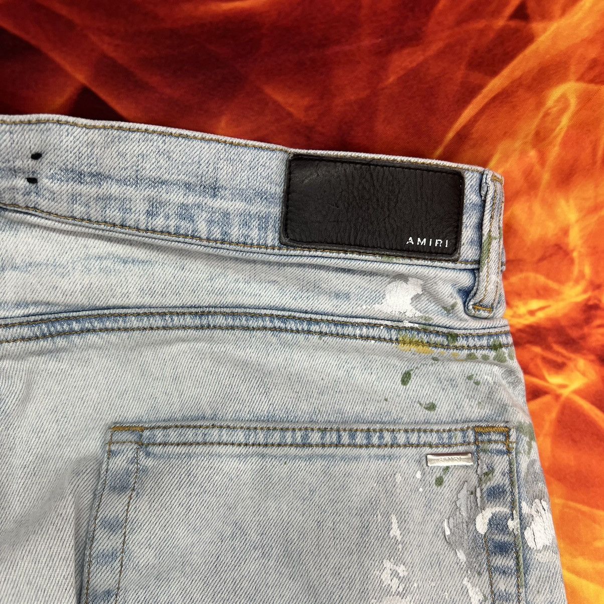 Amiri Amiri Paint Splatter Jeans 34 Size US 34 / EU 50 - 8 Thumbnail