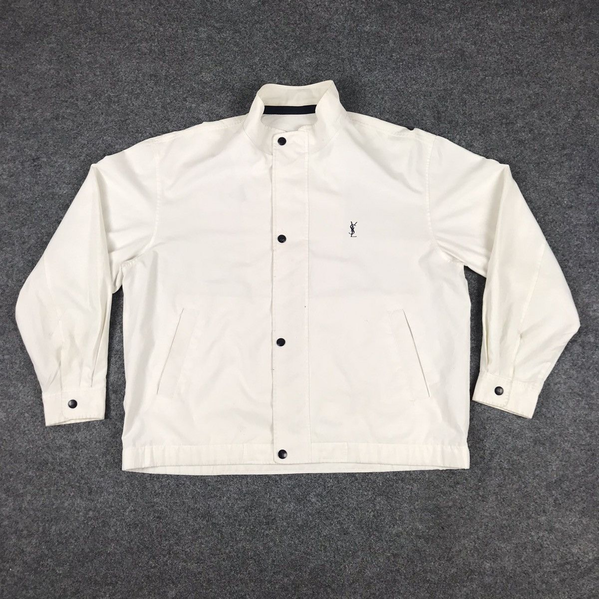 Yves Saint Laurent 🔥Vintage YvesSaintLaurent all white jacket🔥 Size US XL / EU 56 / 4 - 1 Thumbnail