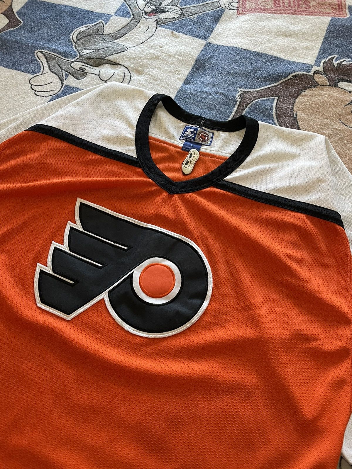 NHL Vintage Philadelphia flyers starter jersey Size US L / EU 52-54 / 3 - 2 Thumbnail