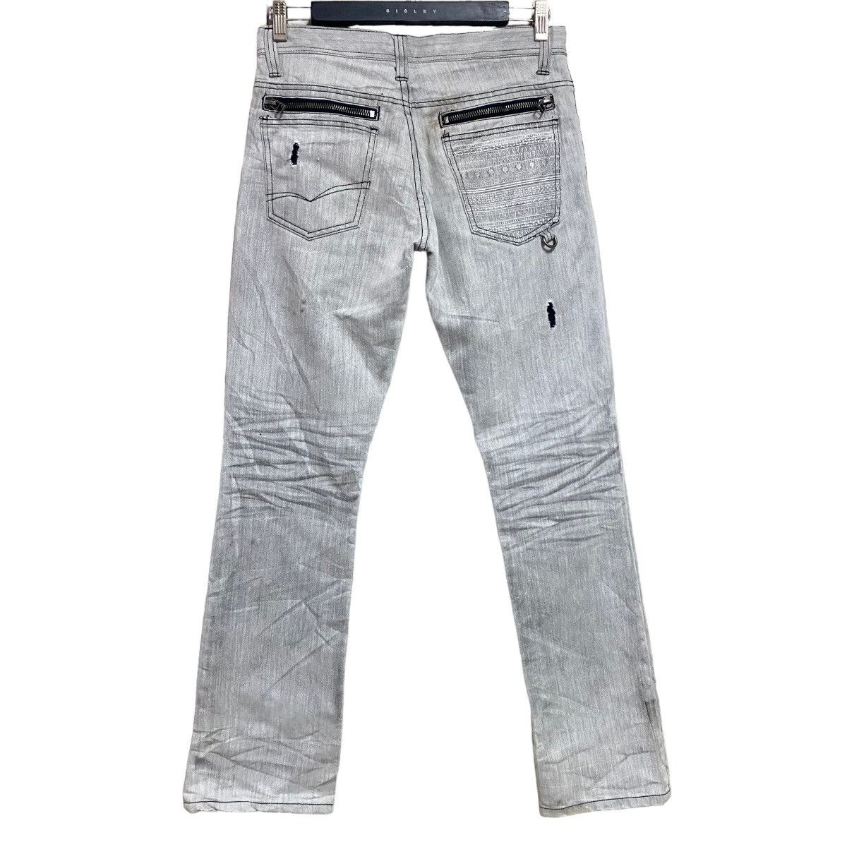 In The Attic IN THE ATTIC White Denim Distressed Jeans Size US 30 / EU 46 - 3 Thumbnail