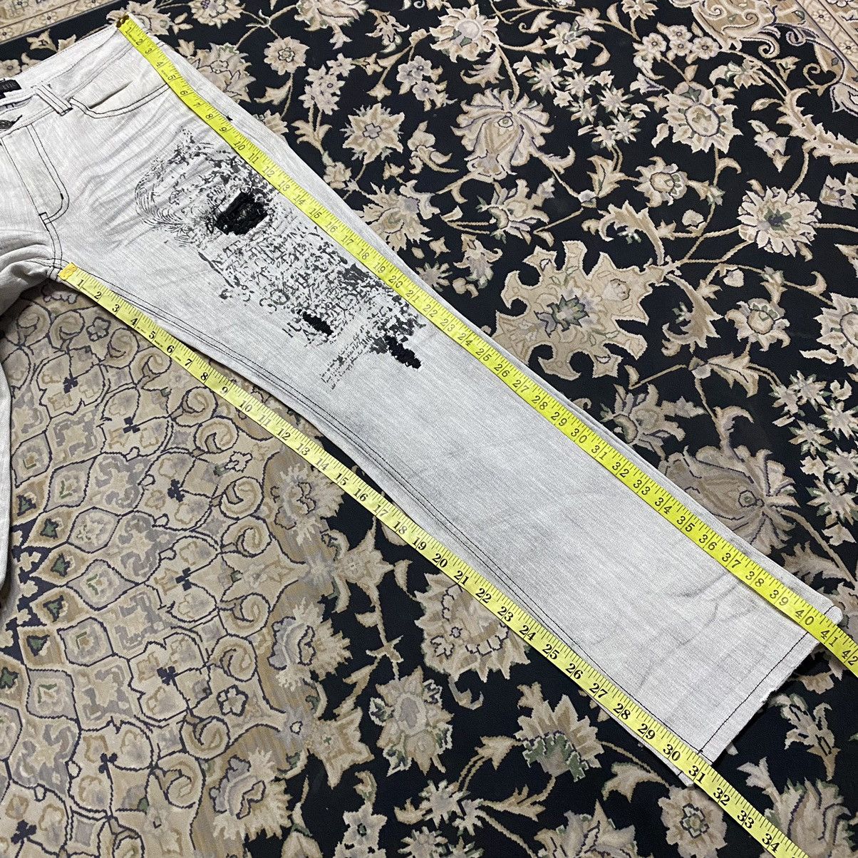 In The Attic IN THE ATTIC White Denim Distressed Jeans Size US 30 / EU 46 - 16 Thumbnail