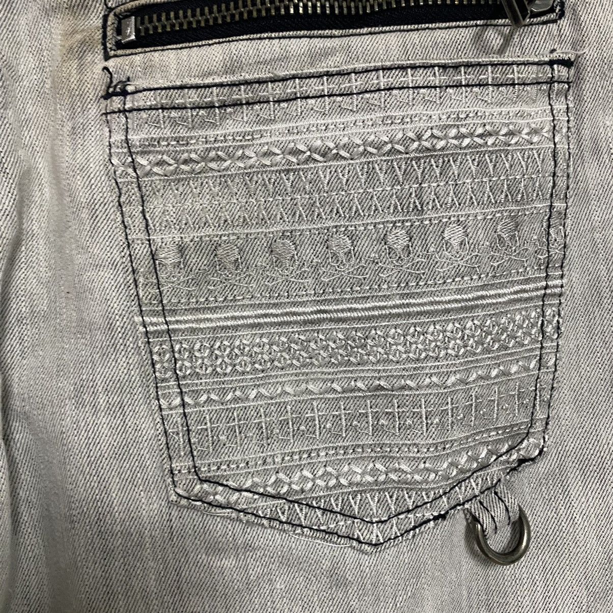 In The Attic IN THE ATTIC White Denim Distressed Jeans Size US 30 / EU 46 - 12 Thumbnail