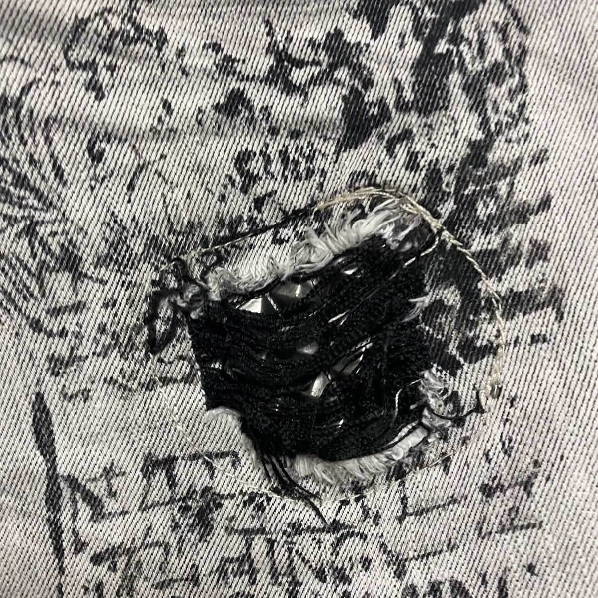 In The Attic IN THE ATTIC White Denim Distressed Jeans Size US 30 / EU 46 - 7 Thumbnail