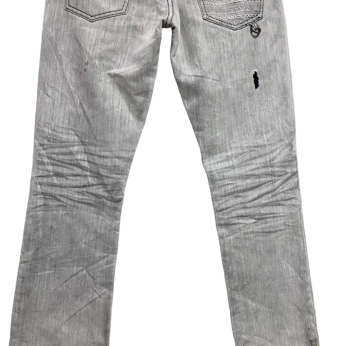 In The Attic IN THE ATTIC White Denim Distressed Jeans Size US 30 / EU 46 - 10 Thumbnail