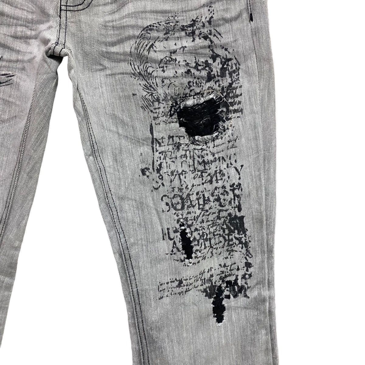 In The Attic IN THE ATTIC White Denim Distressed Jeans Size US 30 / EU 46 - 6 Thumbnail