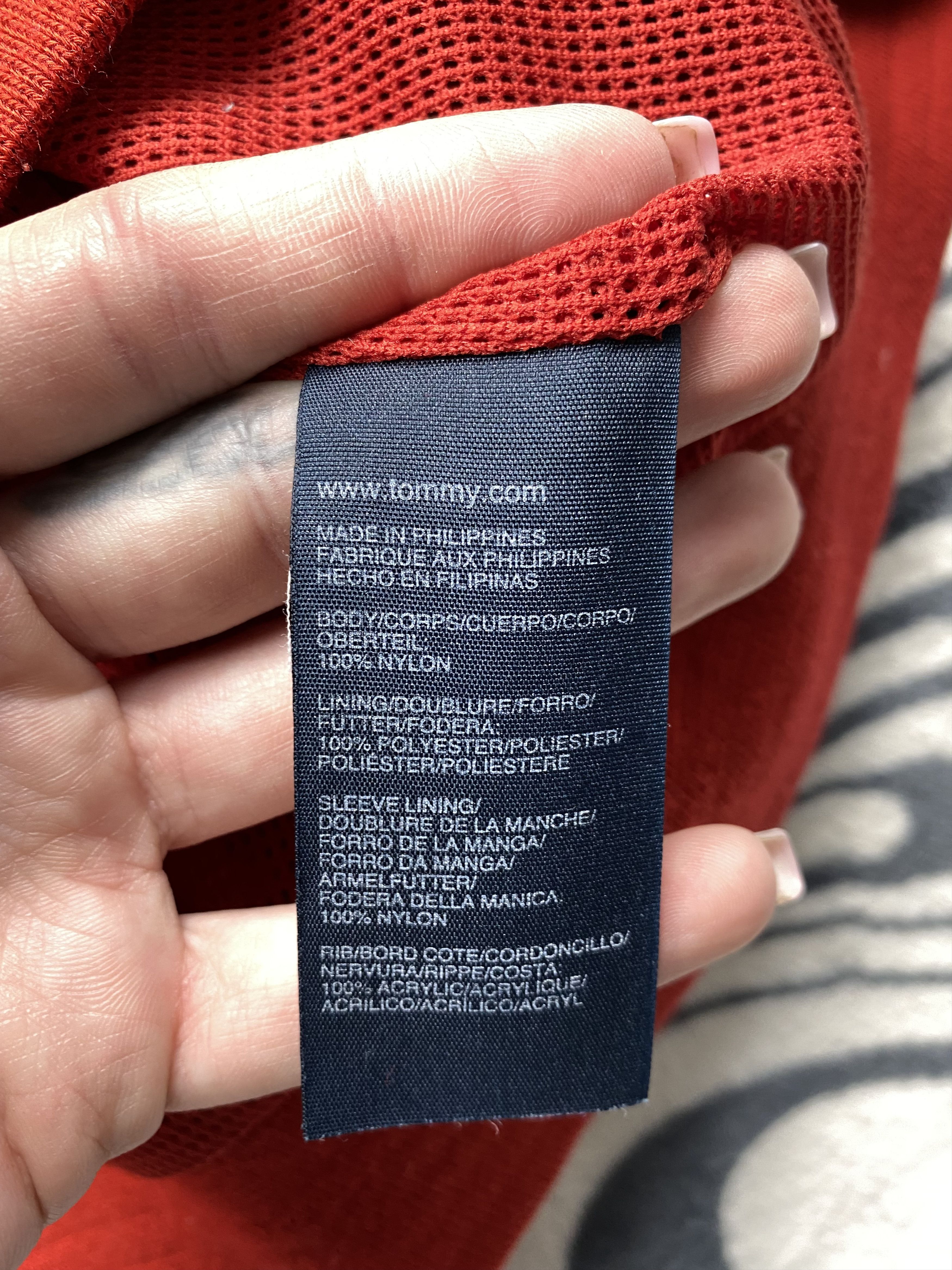 Tommy Hilfiger × Vintage Tommy Hilfiger Vintage Mens Nylon Jacket Size US L / EU 52-54 / 3 - 6 Thumbnail