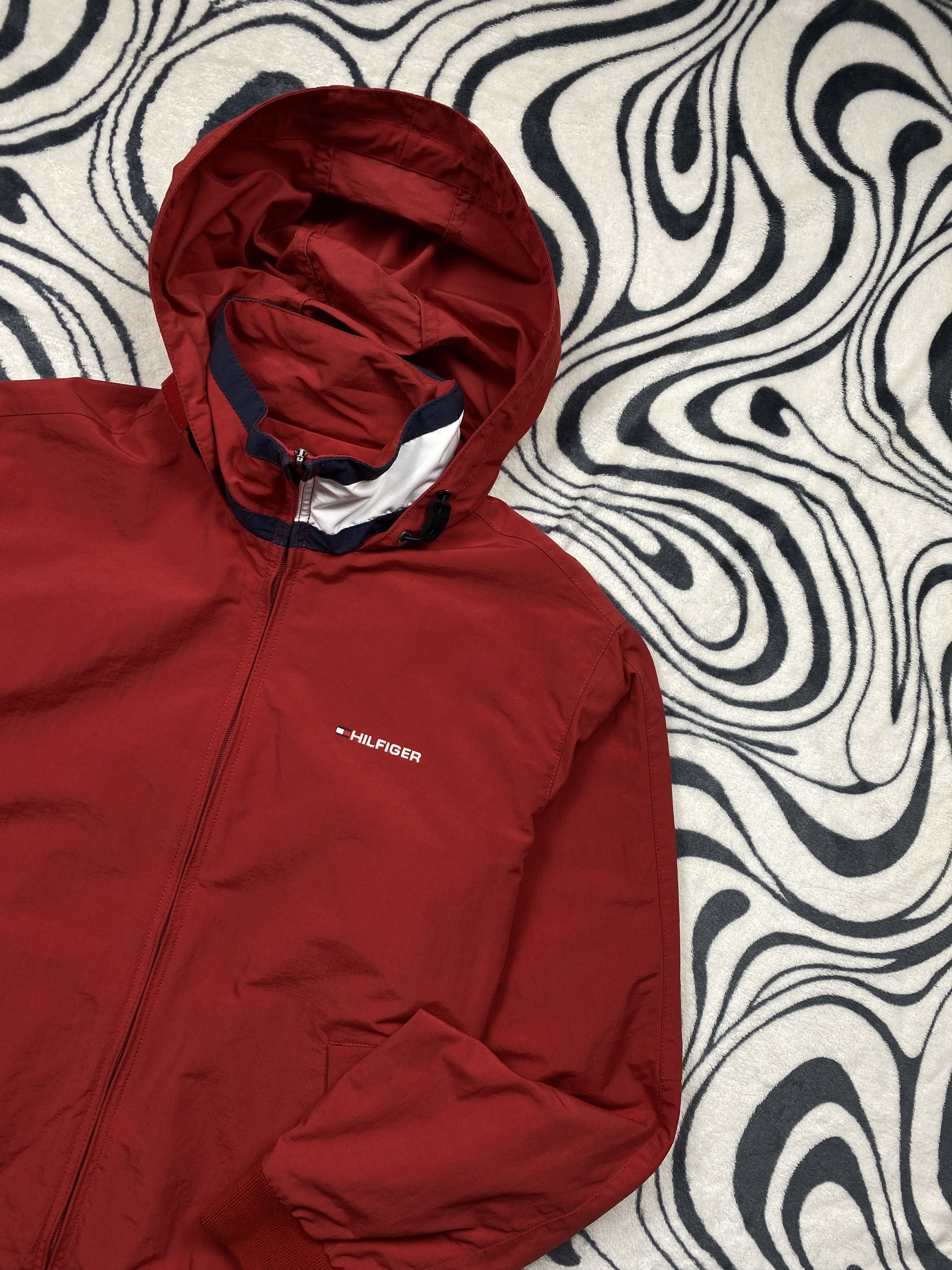 Tommy Hilfiger × Vintage Tommy Hilfiger Vintage Mens Nylon Jacket Size US L / EU 52-54 / 3 - 2 Thumbnail