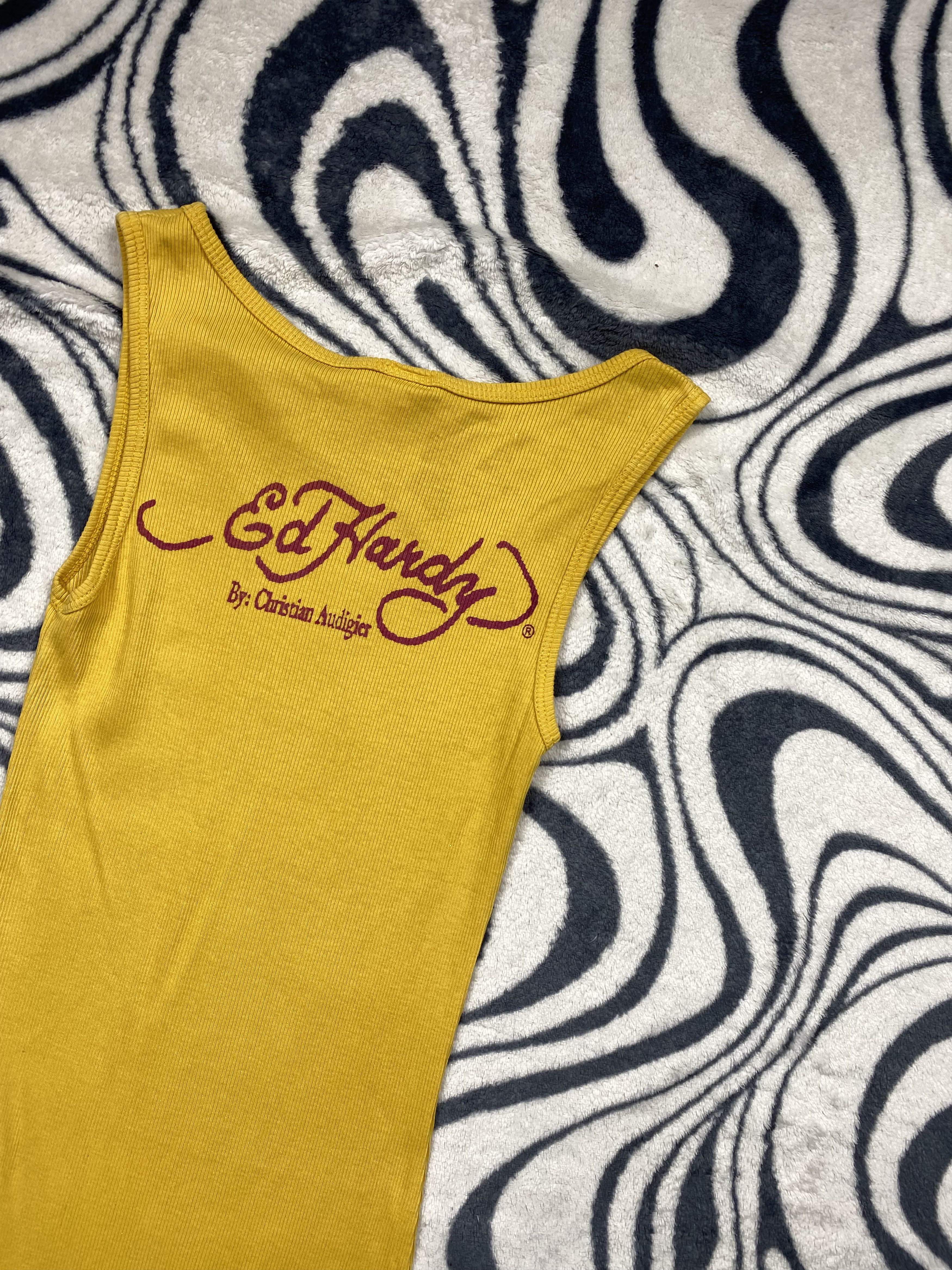 Ed Hardy Ed Hardy by Christian Audigier Womens Sleeveless T-Shirt Size ONE SIZE - 7 Thumbnail