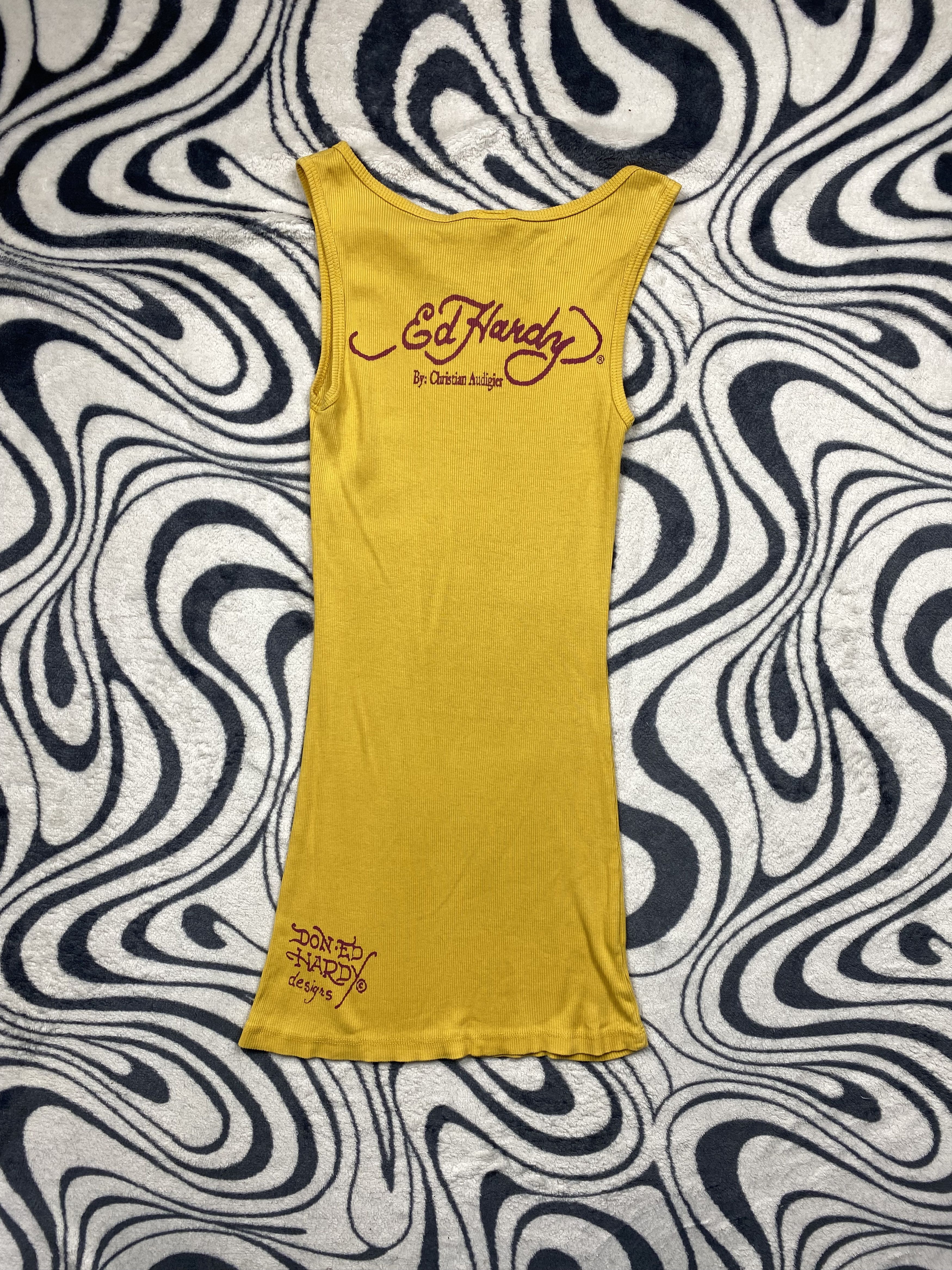 Ed Hardy Ed Hardy by Christian Audigier Womens Sleeveless T-Shirt Size ONE SIZE - 6 Thumbnail