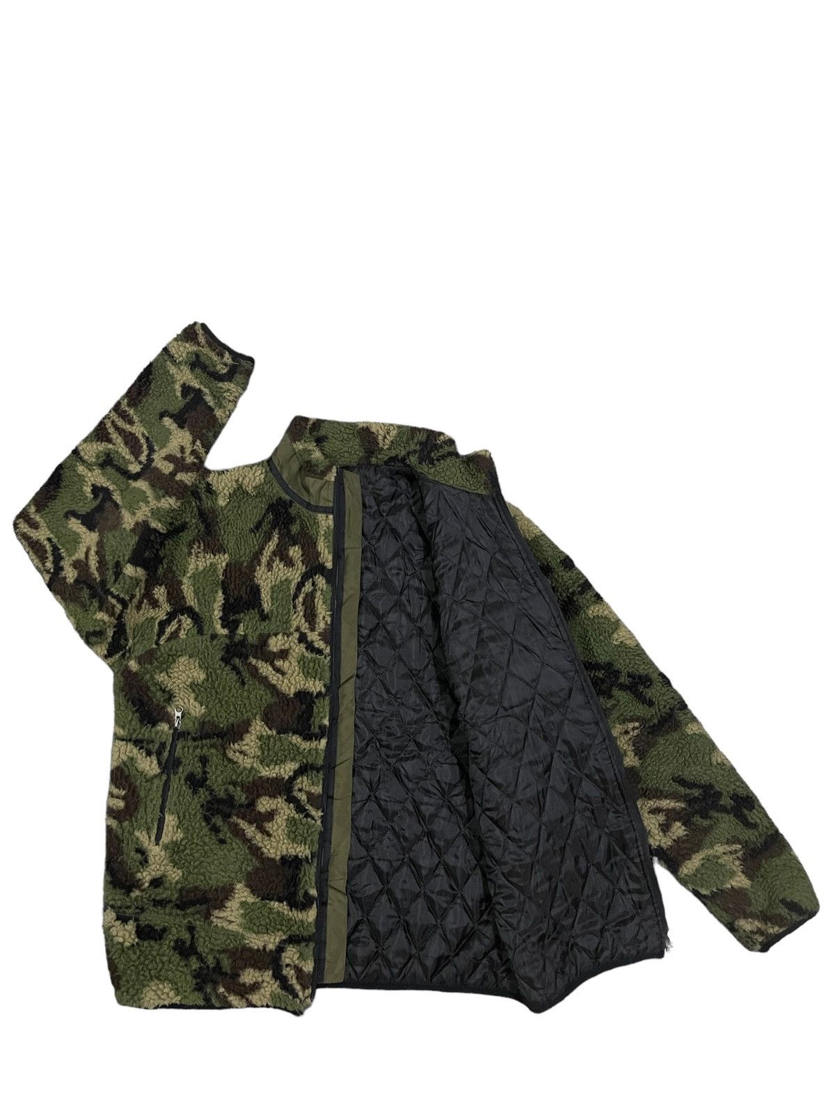 Kanye West Japanese Brand Camouflage Fleece Kanye Style Jacket Size US M / EU 48-50 / 2 - 2 Thumbnail