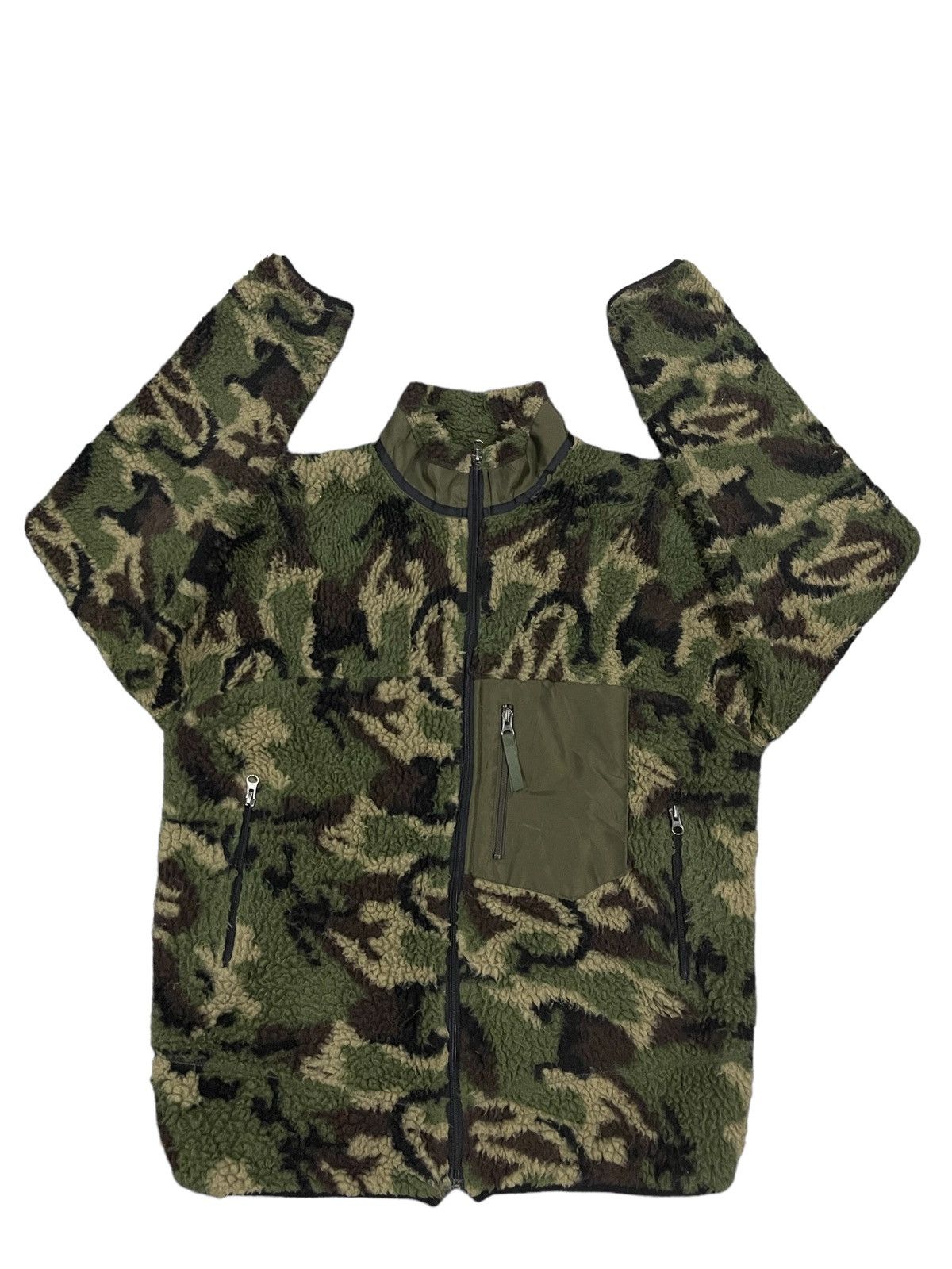 Kanye West Japanese Brand Camouflage Fleece Kanye Style Jacket Size US M / EU 48-50 / 2 - 9 Thumbnail