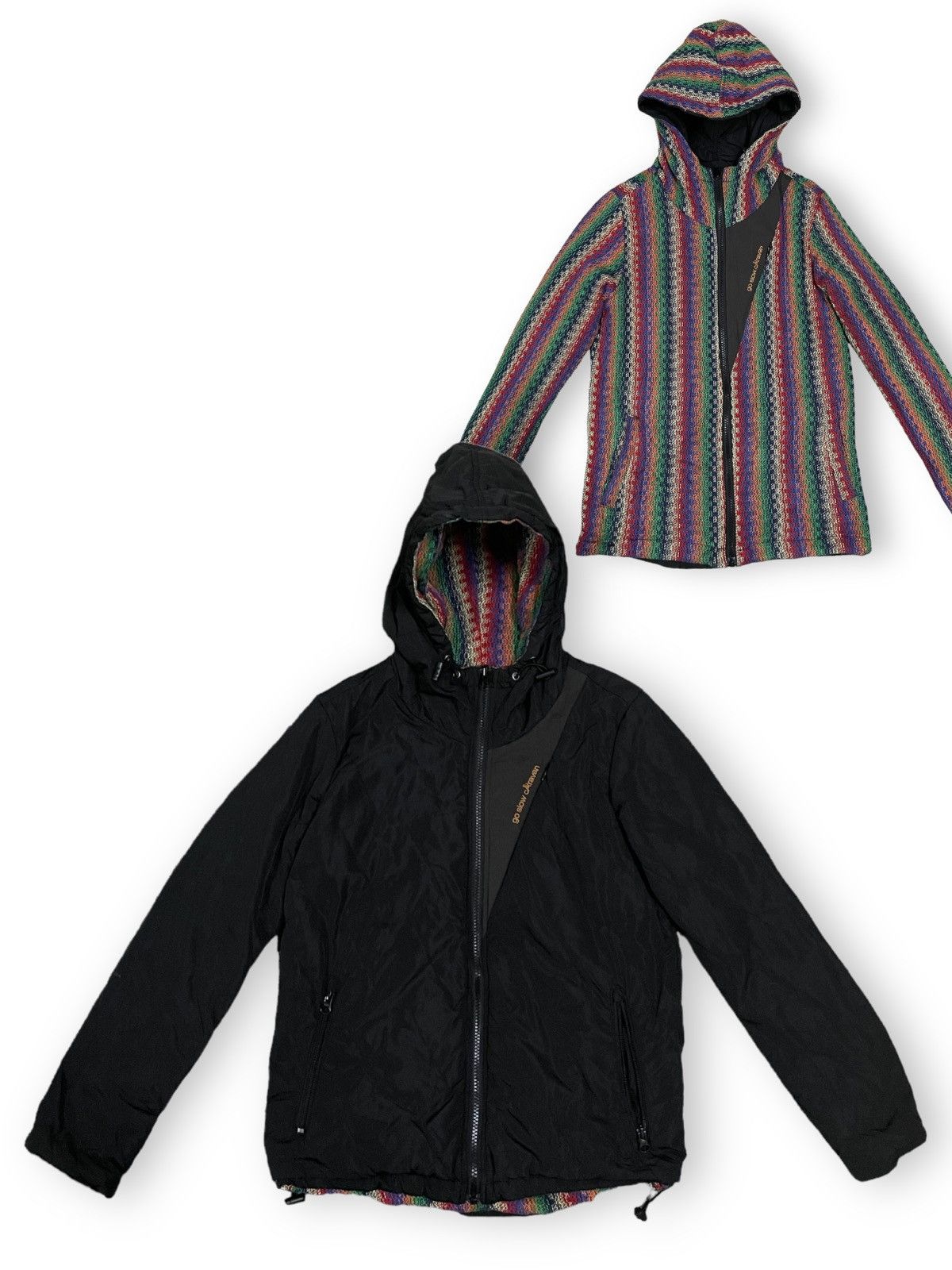 go slow caravan Vintage Go Slow Caravan Multicolour Reversible Jacket Size M / US 6-8 / IT 42-44 - 1 Thumbnail