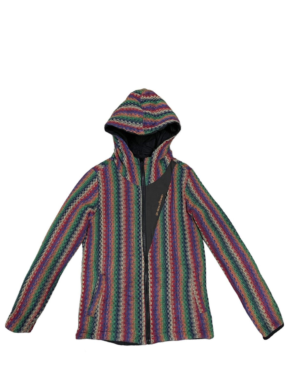 go slow caravan Vintage Go Slow Caravan Multicolour Reversible Jacket Size M / US 6-8 / IT 42-44 - 3 Thumbnail