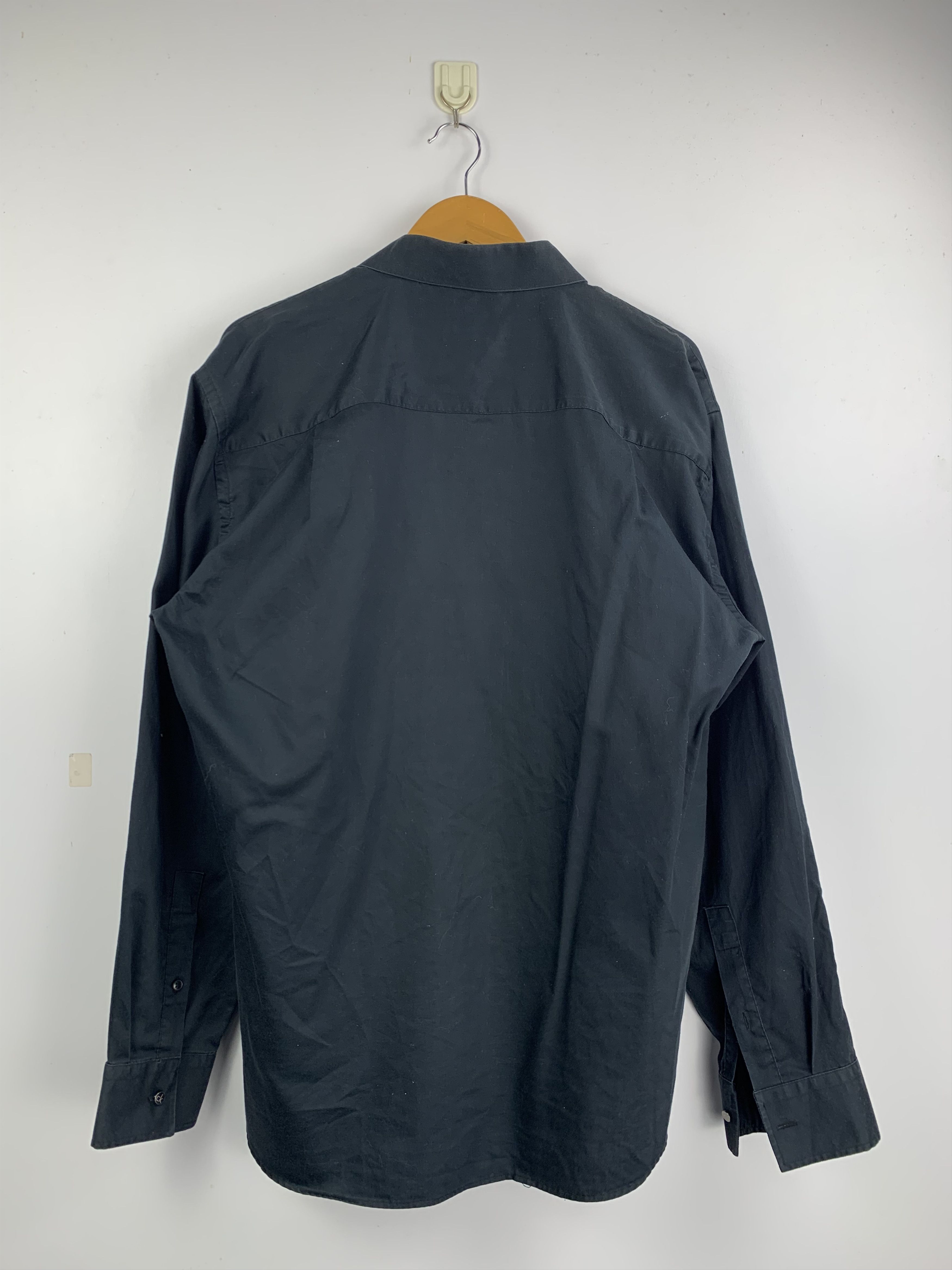 Calvin Klein × Vintage Vintage 90s Calvin Klein Button Up Long Sleeve Shirt J1630 Size US XL / EU 56 / 4 - 3 Thumbnail