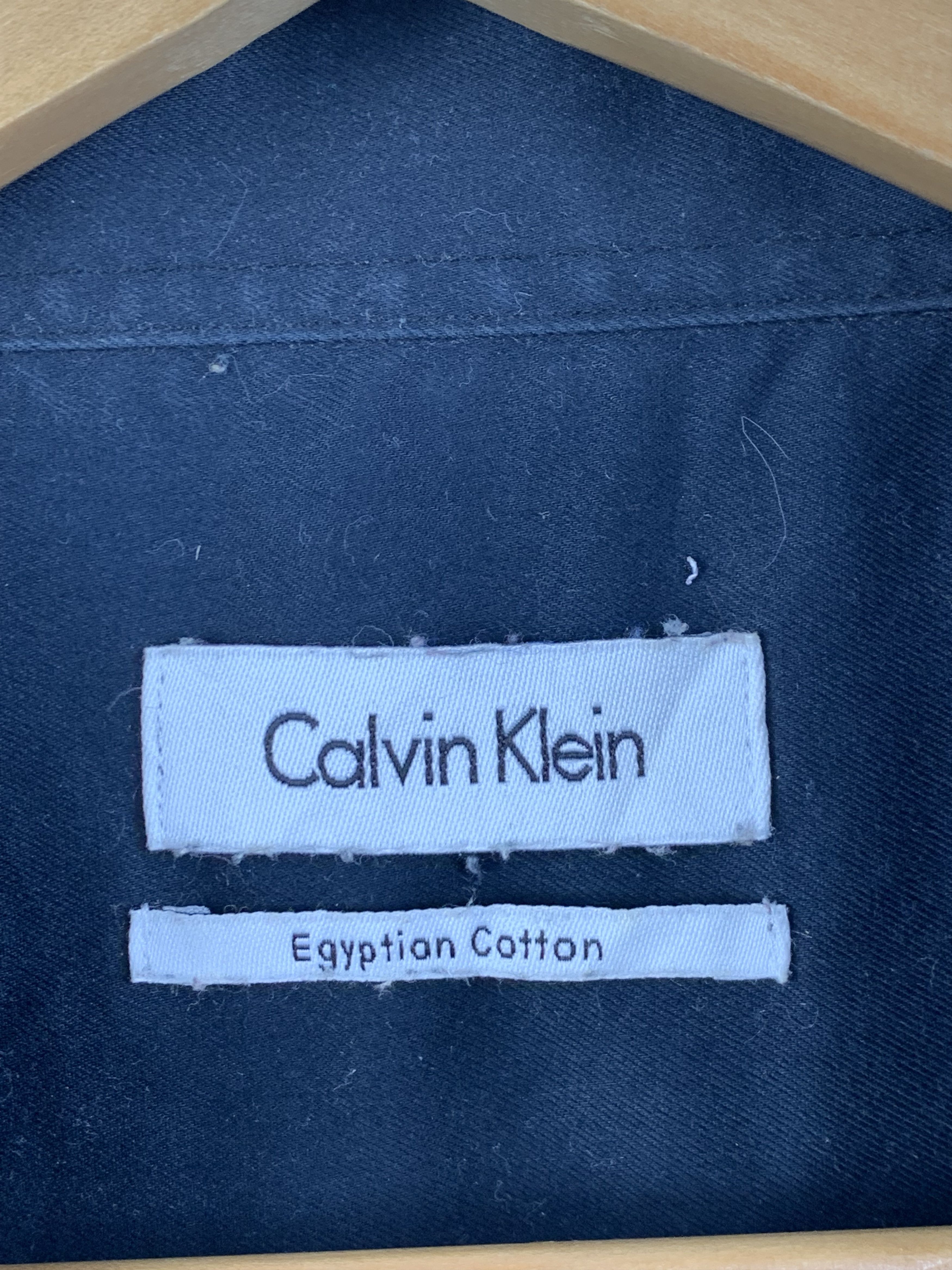 Calvin Klein × Vintage Vintage 90s Calvin Klein Button Up Long Sleeve Shirt J1630 Size US XL / EU 56 / 4 - 5 Thumbnail