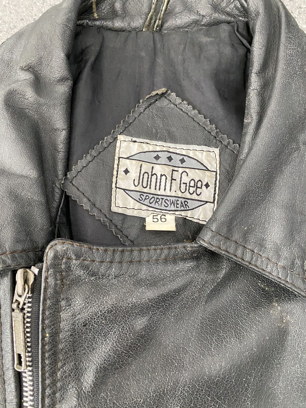 Japanese Brand Vintage Rare Leather Jacket Size US XL / EU 56 / 4 - 6 Thumbnail