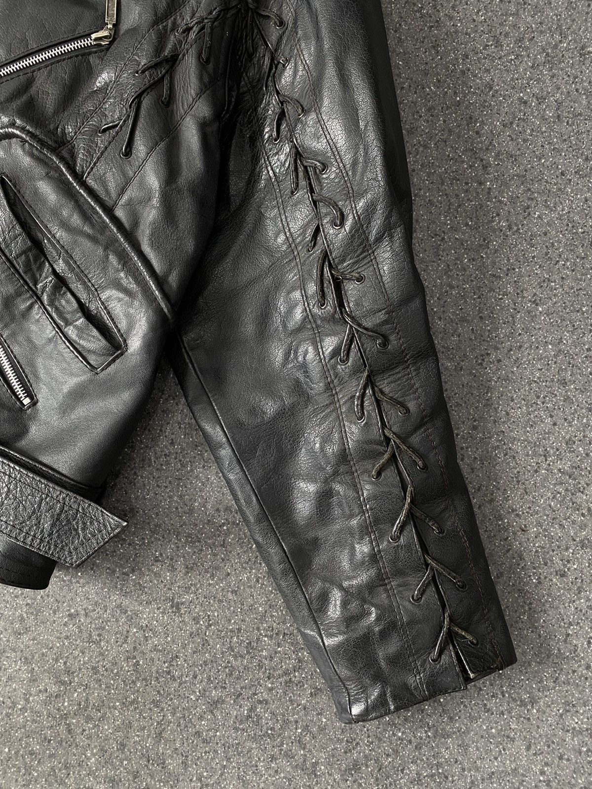 Japanese Brand Vintage Rare Leather Jacket Size US XL / EU 56 / 4 - 4 Thumbnail