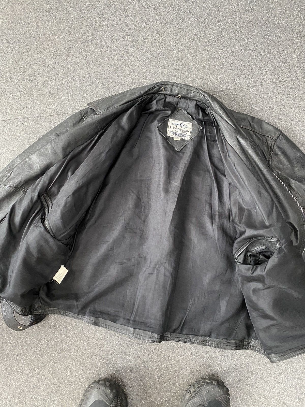 Japanese Brand Vintage Rare Leather Jacket Size US XL / EU 56 / 4 - 14 Thumbnail