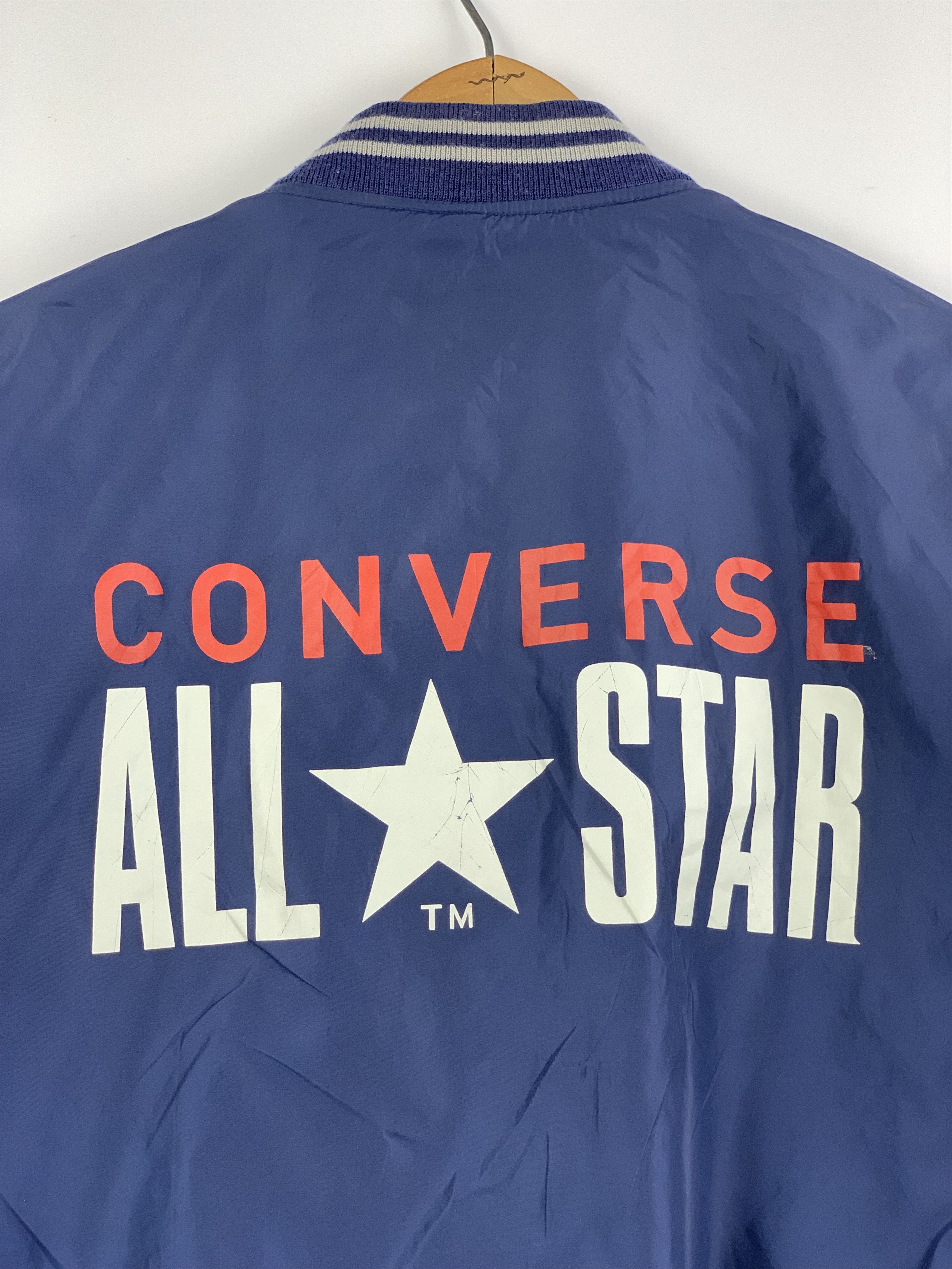 Converse Vintage Converse All Star Big Logo Bomber Jacket J1656 Size US M / EU 48-50 / 2 - 5 Thumbnail