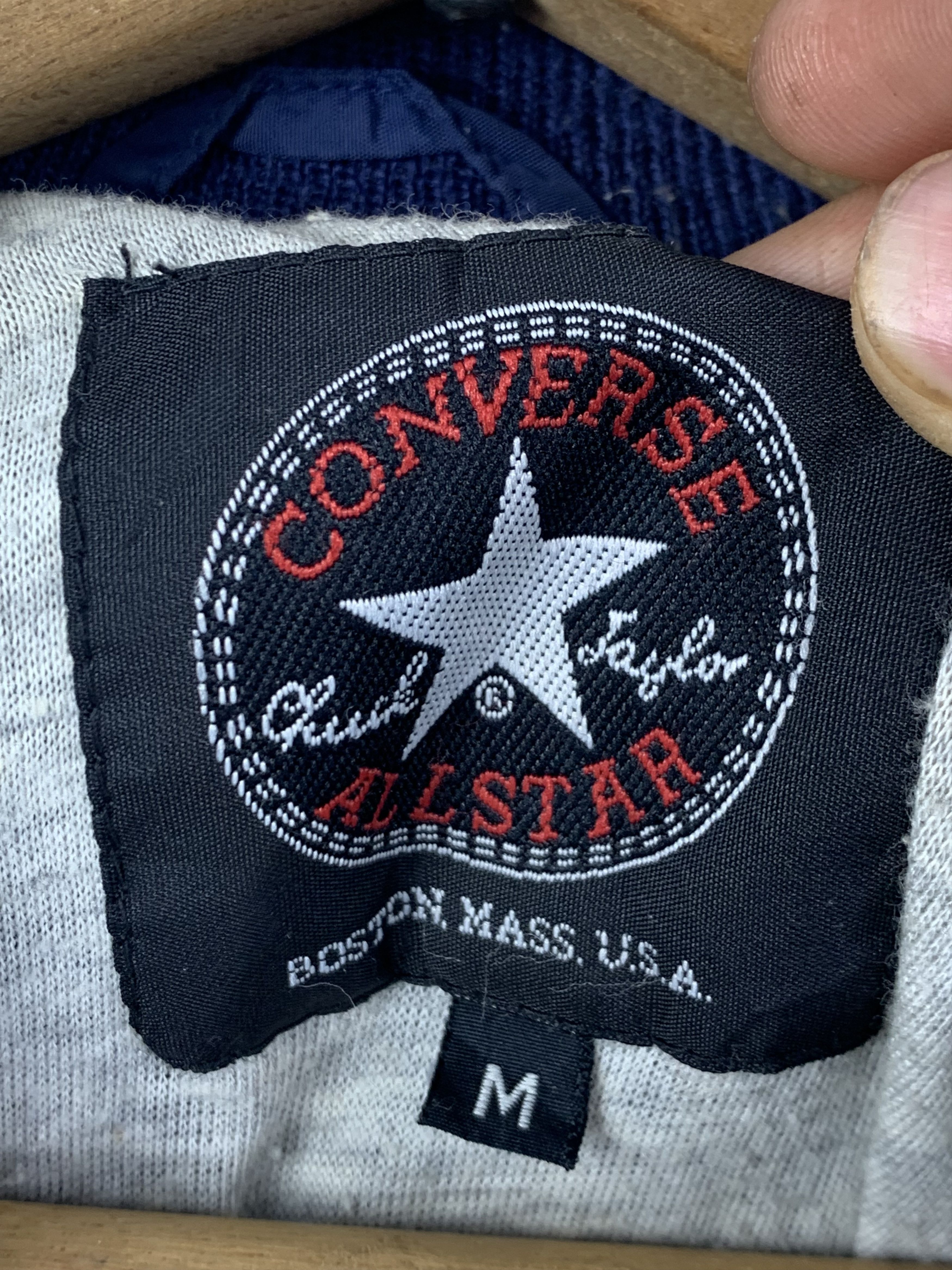 Converse Vintage Converse All Star Big Logo Bomber Jacket J1656 Size US M / EU 48-50 / 2 - 6 Thumbnail