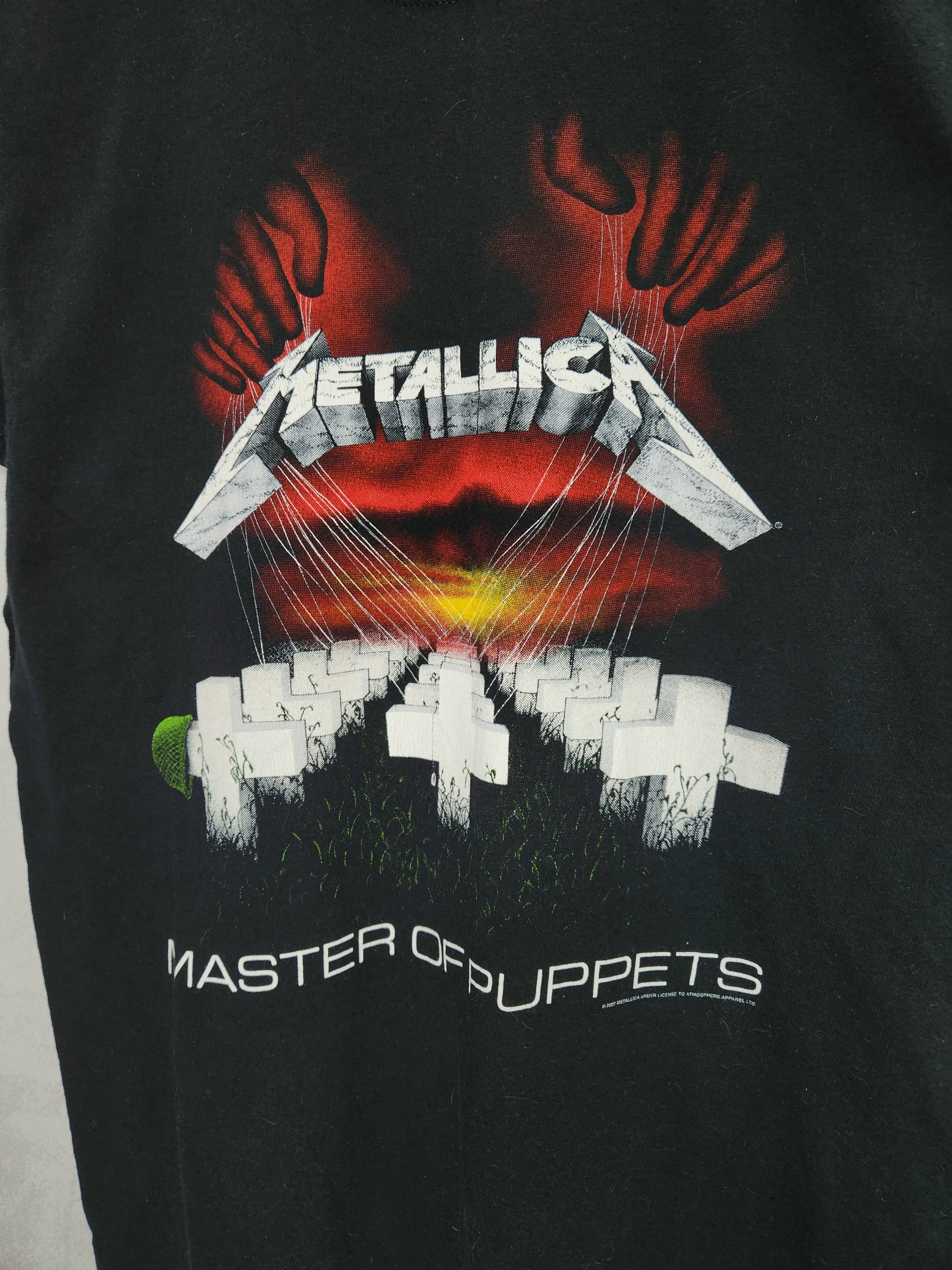 Band Tees Vintage Metallica 2007 tee master of puppets Size US M / EU 48-50 / 2 - 3 Thumbnail