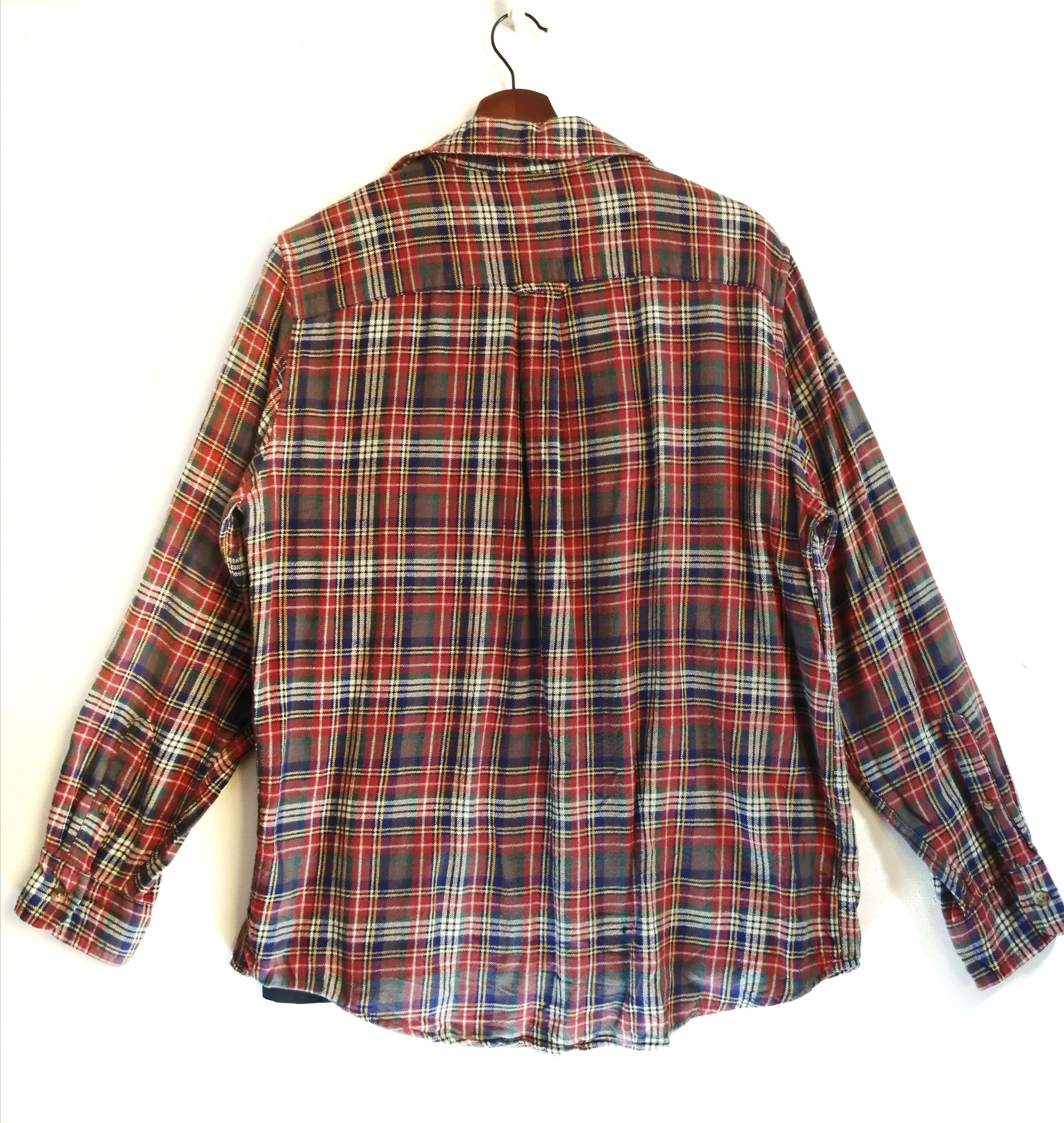 Chaps × Flannel × Vintage Vintage Chaps Flannel Checked Size US M / EU 48-50 / 2 - 2 Thumbnail