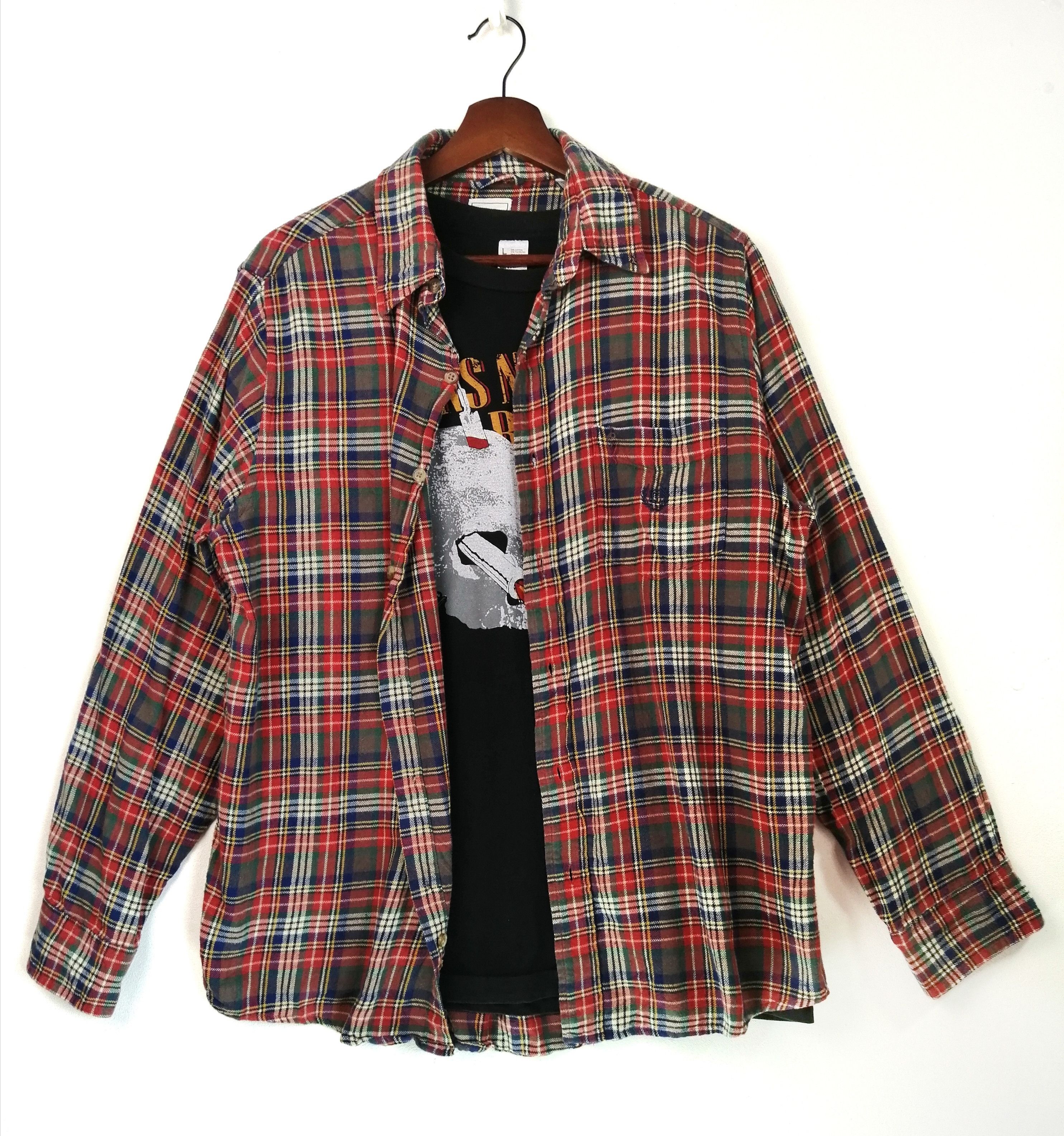 Chaps × Flannel × Vintage Vintage Chaps Flannel Checked Size US M / EU 48-50 / 2 - 1 Thumbnail