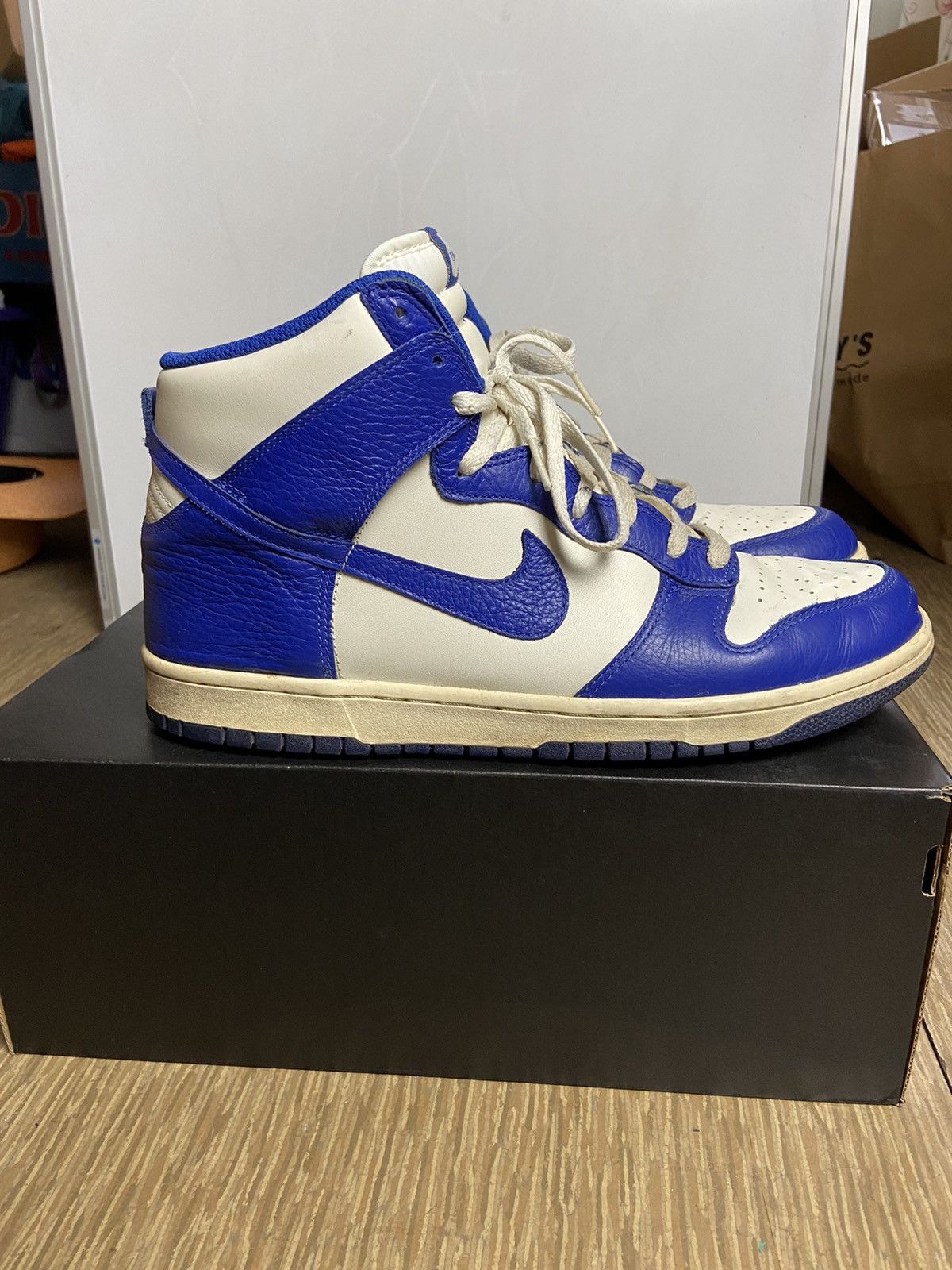 Nike OG Nike Dunk High College Pack Duke University Kenntucky Size US 12 / EU 45 - 3 Thumbnail