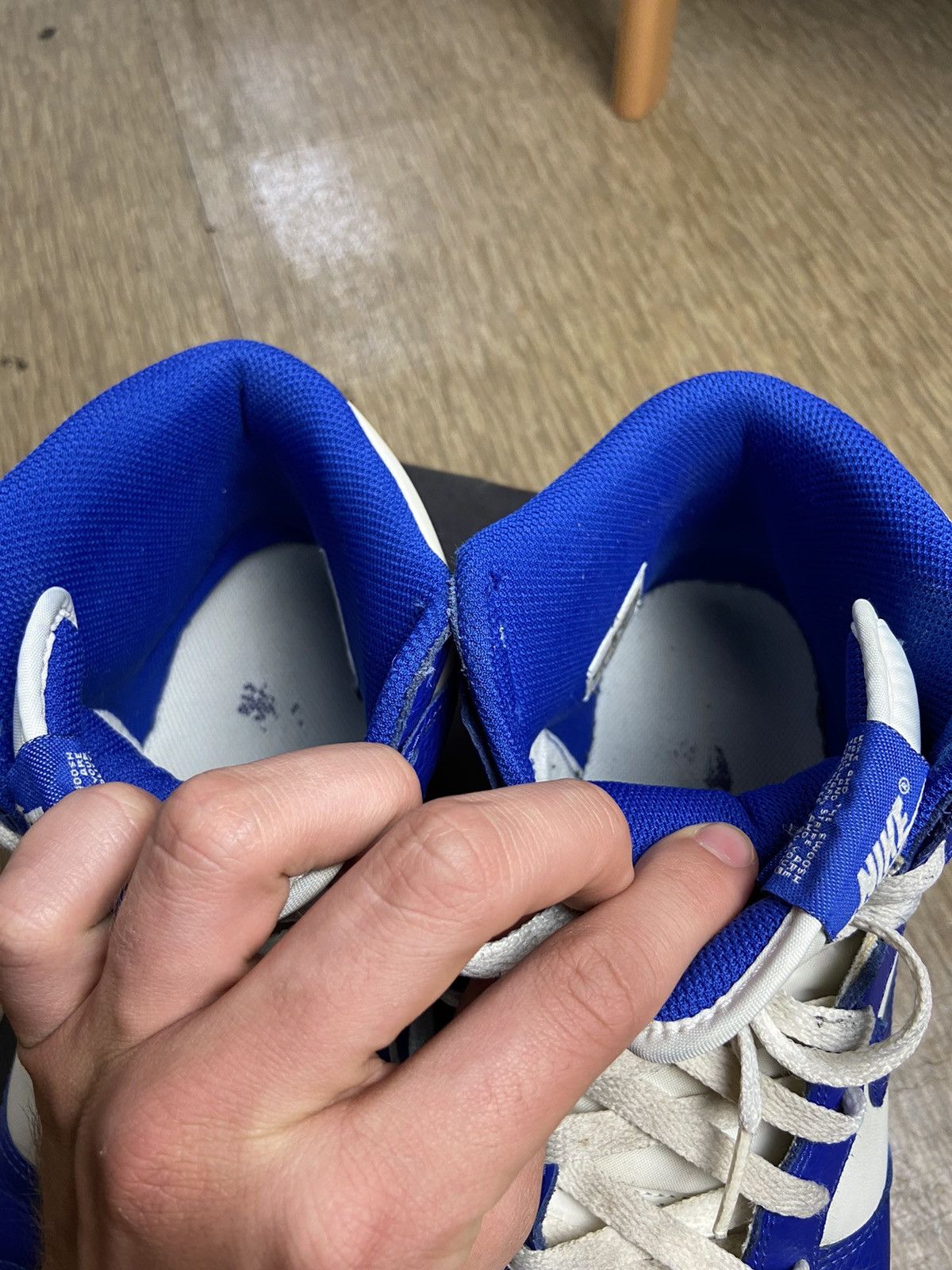 Nike OG Nike Dunk High College Pack Duke University Kenntucky Size US 12 / EU 45 - 8 Thumbnail