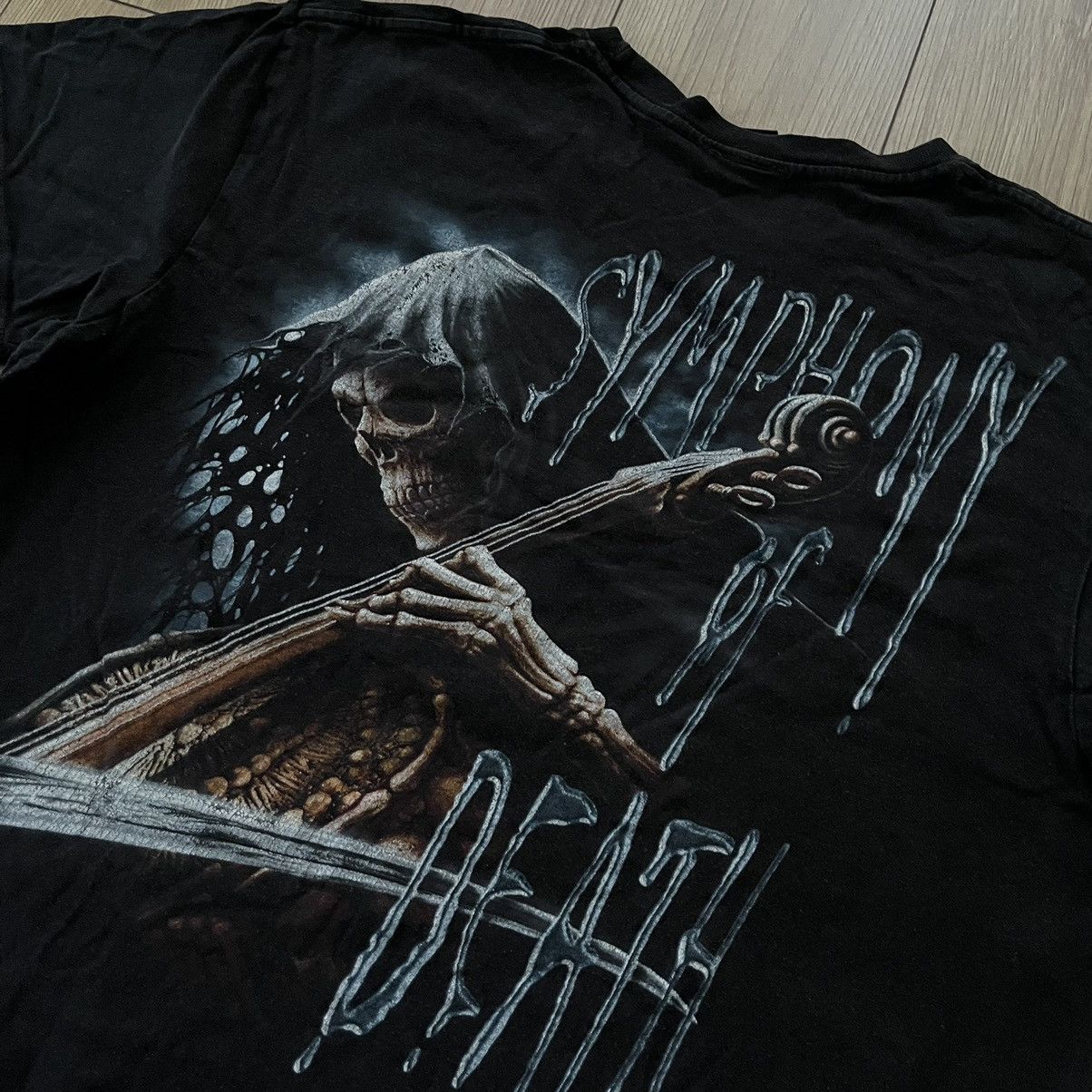 Vintage Vintage Reaper Death Gothic Emo T-shirt Faded Size US L / EU 52-54 / 3 - 11 Thumbnail