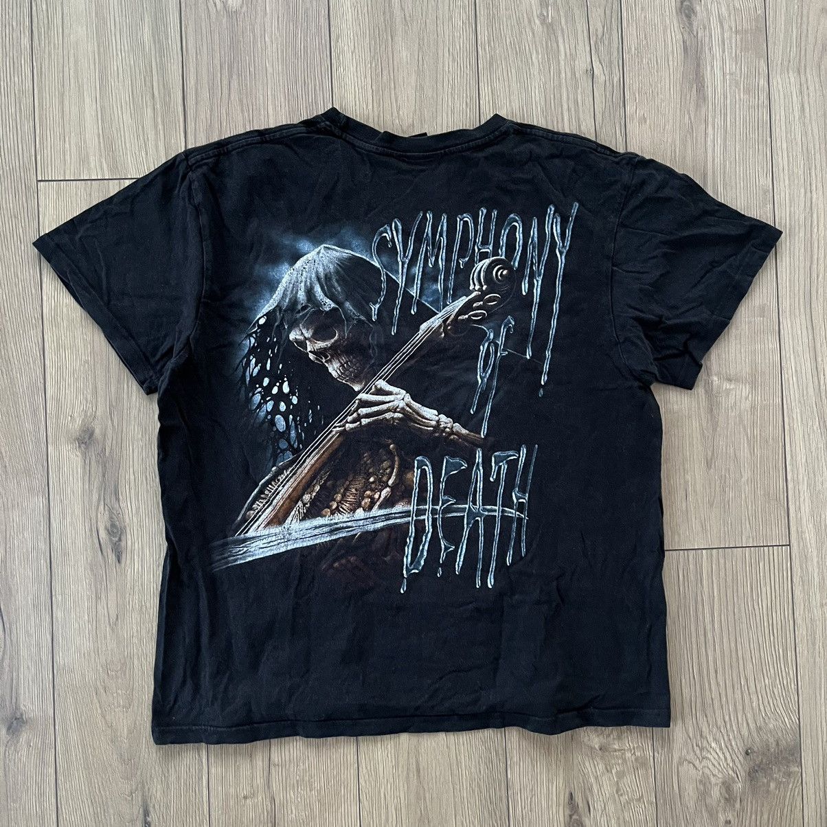 Vintage Vintage Reaper Death Gothic Emo T-shirt Faded Size US L / EU 52-54 / 3 - 9 Thumbnail
