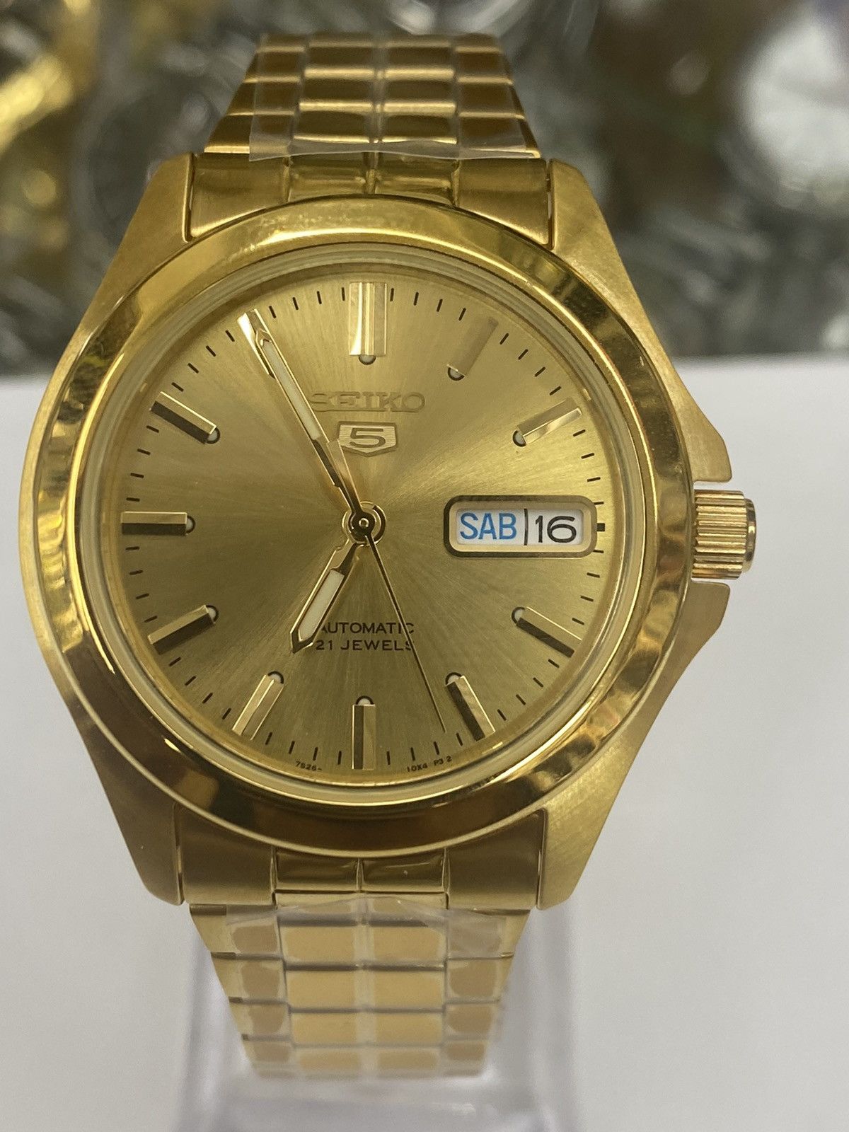 Seiko Seiko Men's Seiko 5 Automatic Gold Dial Size 40 - 9 Thumbnail