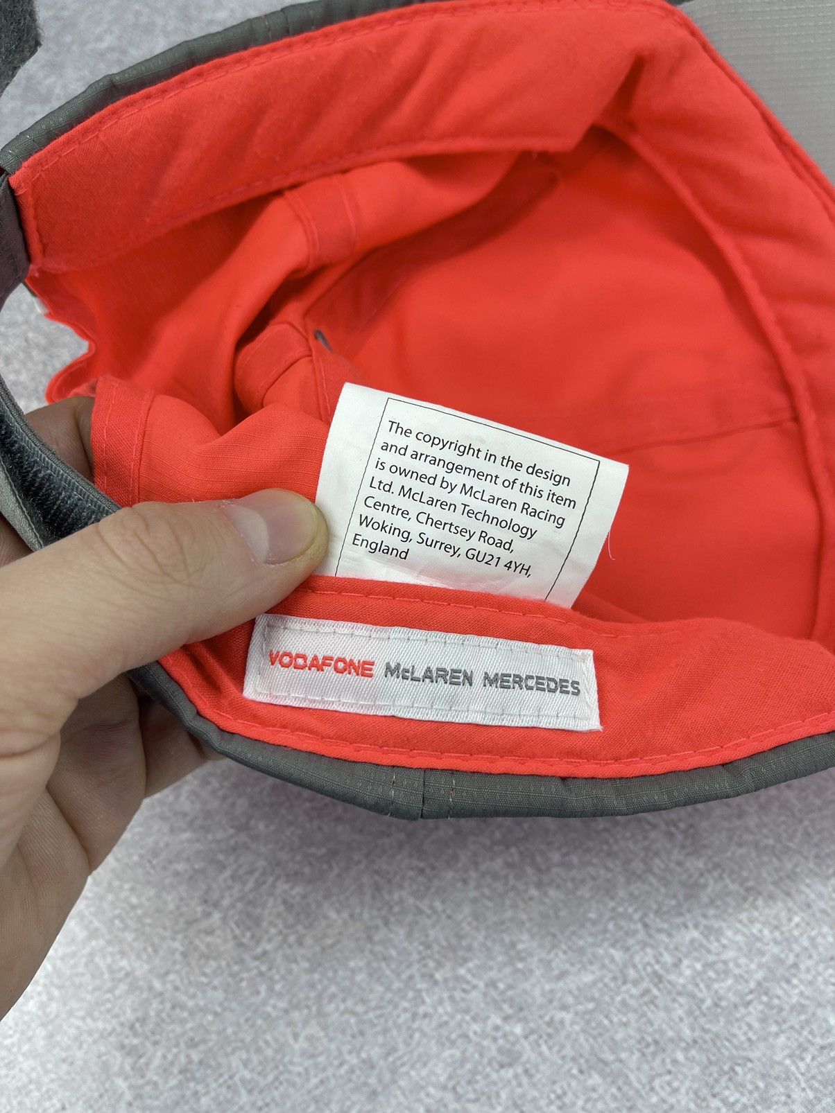 Mercedes-Benz Vintage Vodafone McLaren Mercedes Jenson Sergio Cap Hat Y2K Size ONE SIZE - 9 Thumbnail