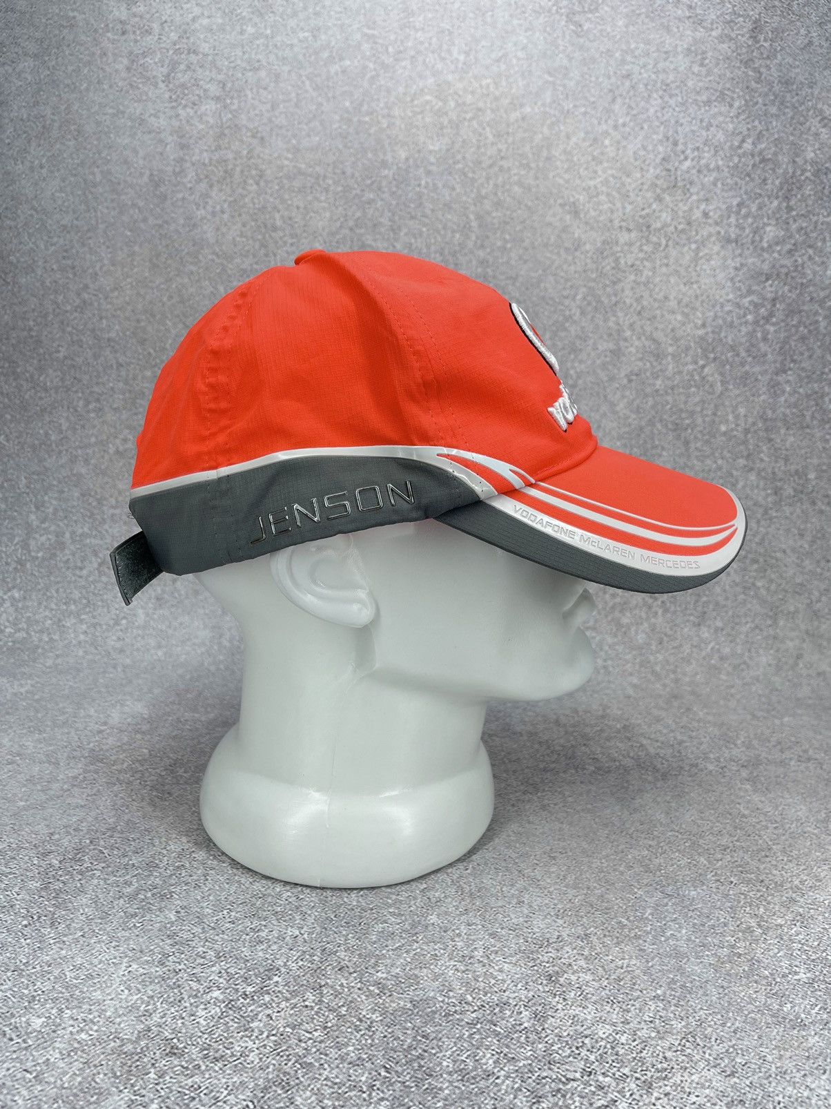 Mercedes-Benz Vintage Vodafone McLaren Mercedes Jenson Sergio Cap Hat Y2K Size ONE SIZE - 4 Thumbnail
