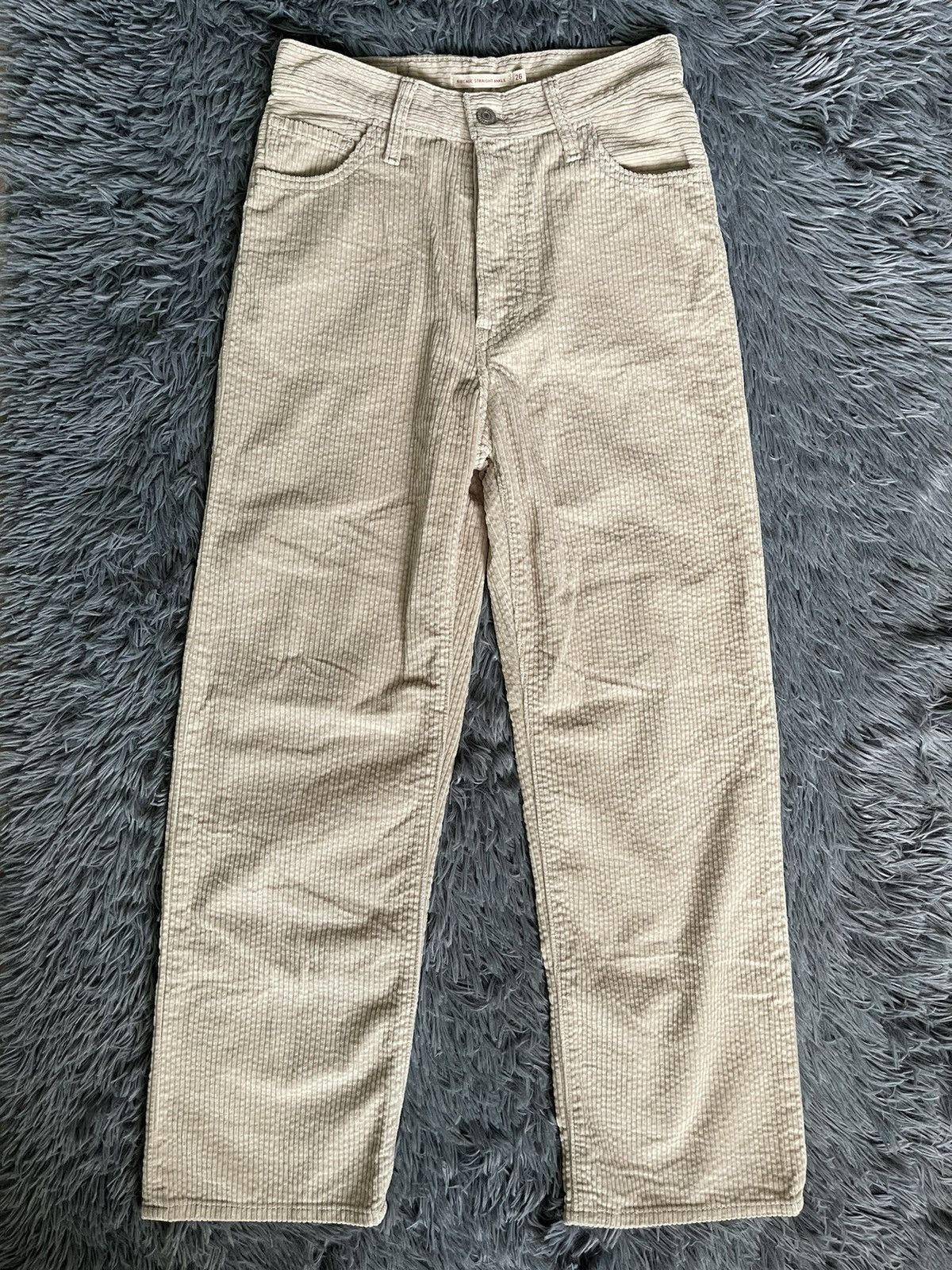 Levi's Levi’s corduroy beige big E pants Size 25" / US 0 / IT 36 - 1 Thumbnail
